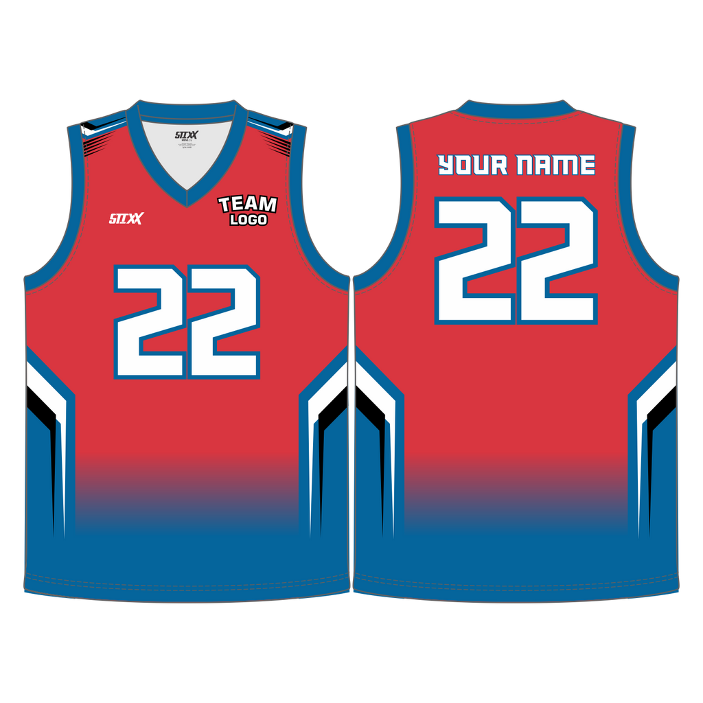 CUSTOM V-NECK BASKETBALL JERSEYS