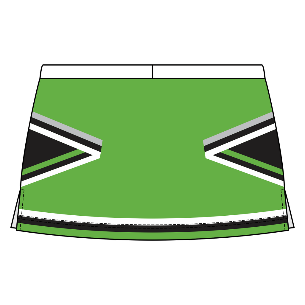 Custom Side Vent Cheerleading Skirts