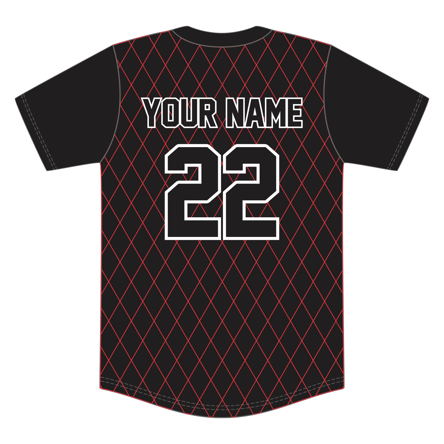 Custom 2-Button Baseball Jerseys