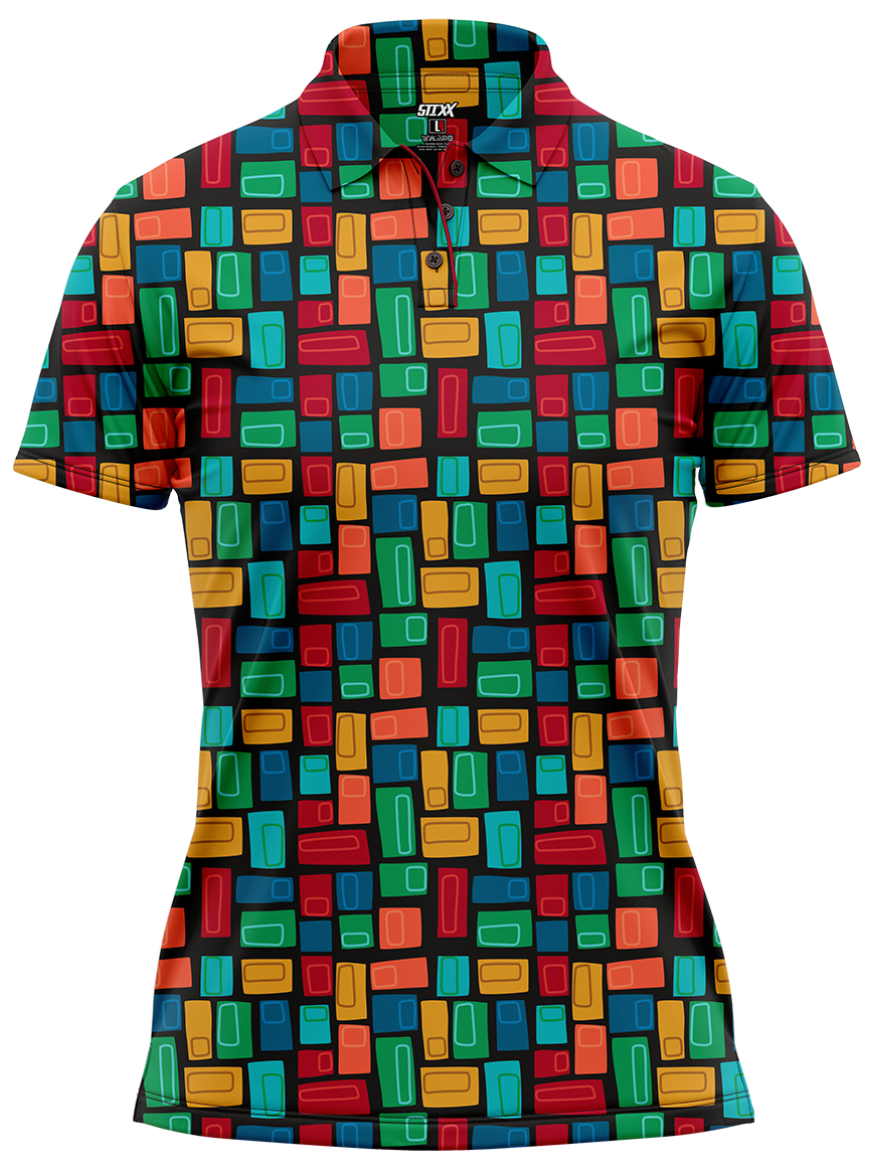 MULTI COLOR GOLF POLO WOMENS