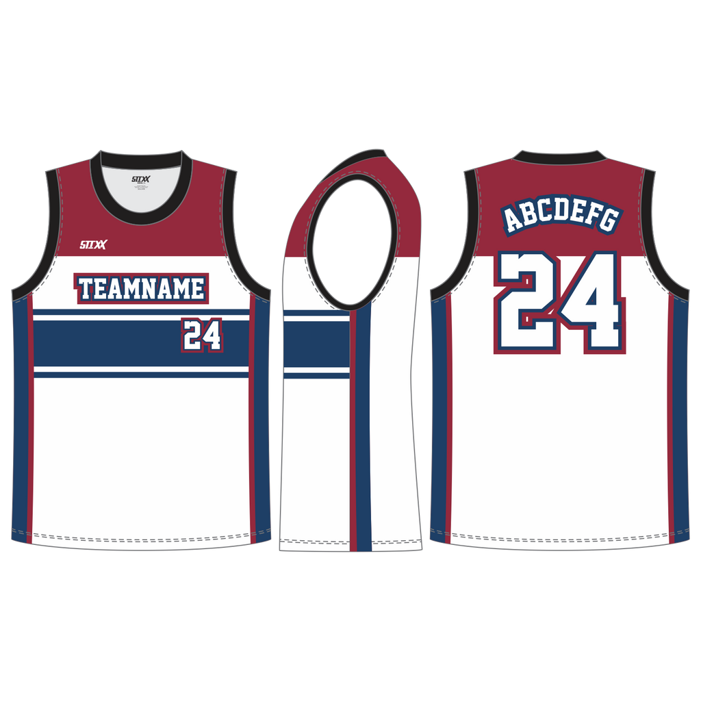 CUSTOM ROUND/CREW NECK BASKETBALL JERSEYS