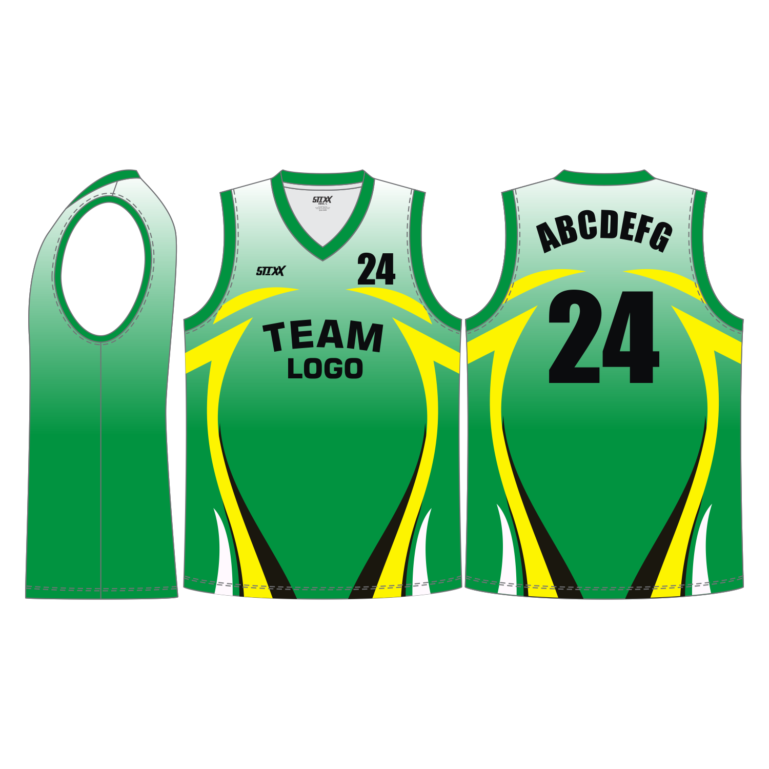 CUSTOM V-NECK BASKETBALL JERSEYS