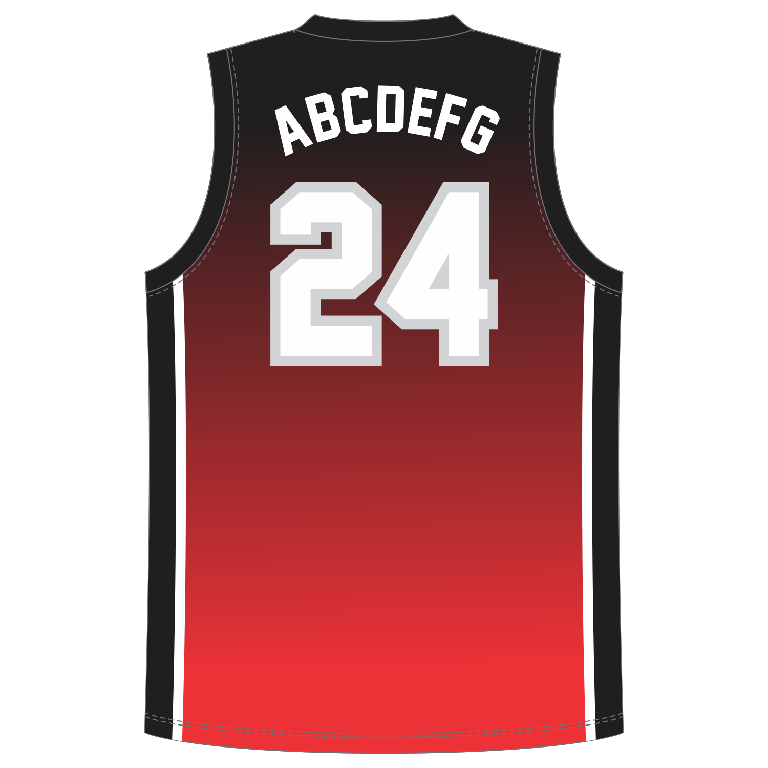 CUSTOM ROUND/CREW NECK BASKETBALL JERSEYS