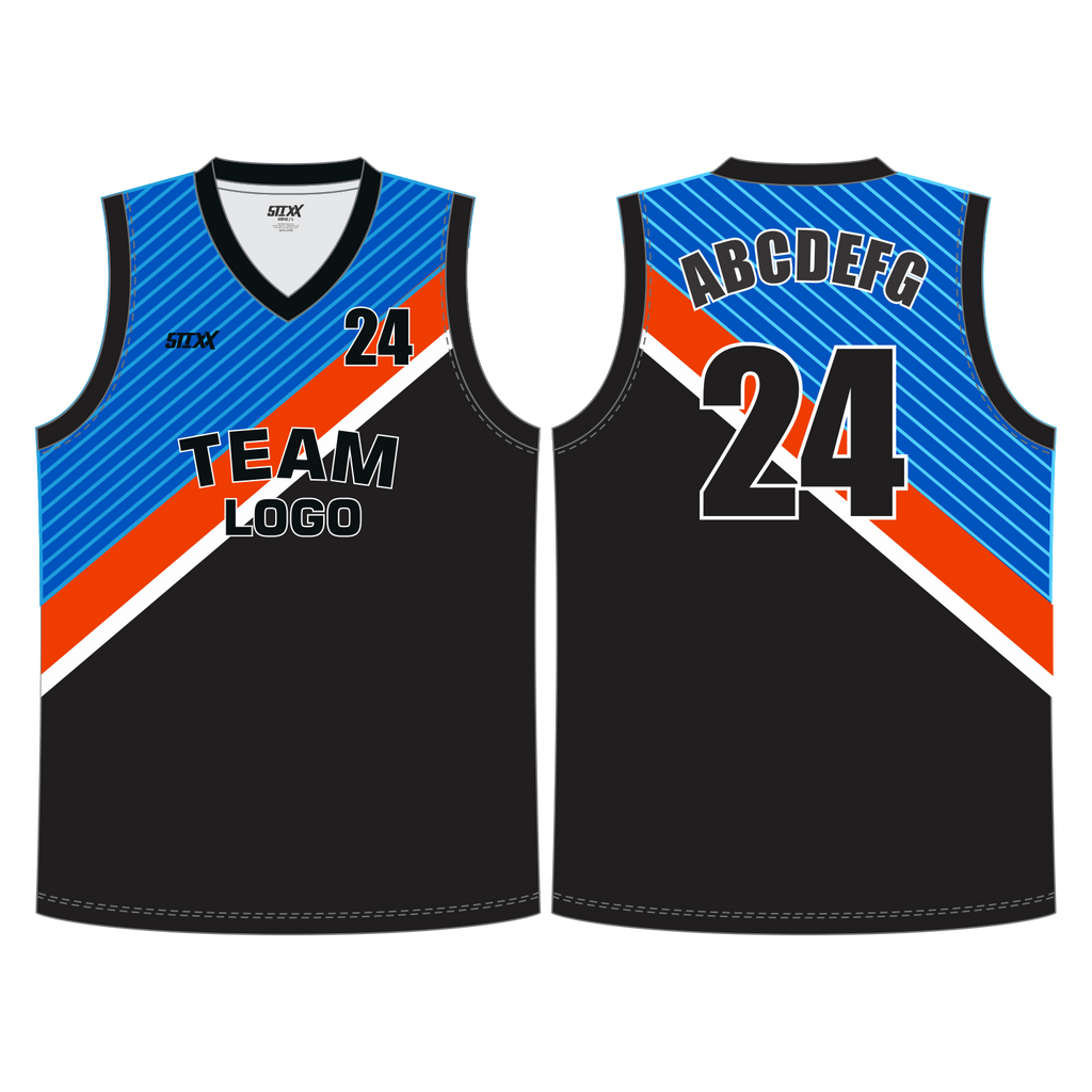 CUSTOM V-NECK BASKETBALL JERSEYS