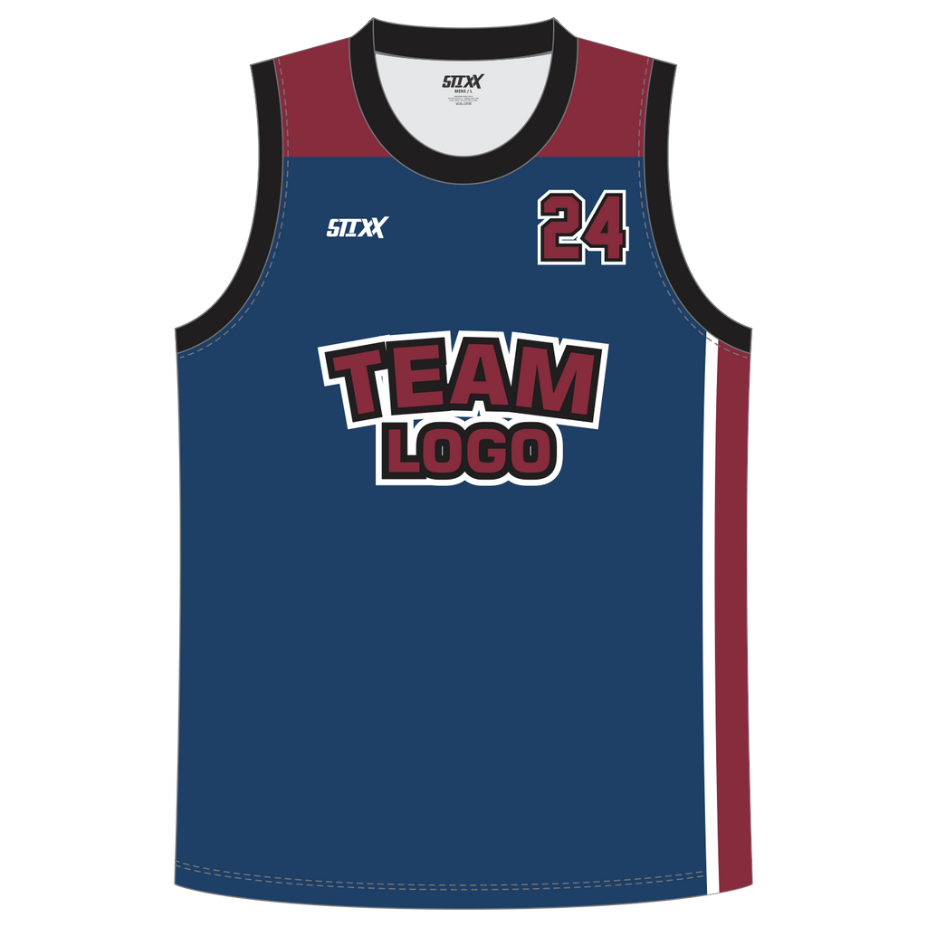 CUSTOM ROUND/CREW NECK BASKETBALL JERSEYS