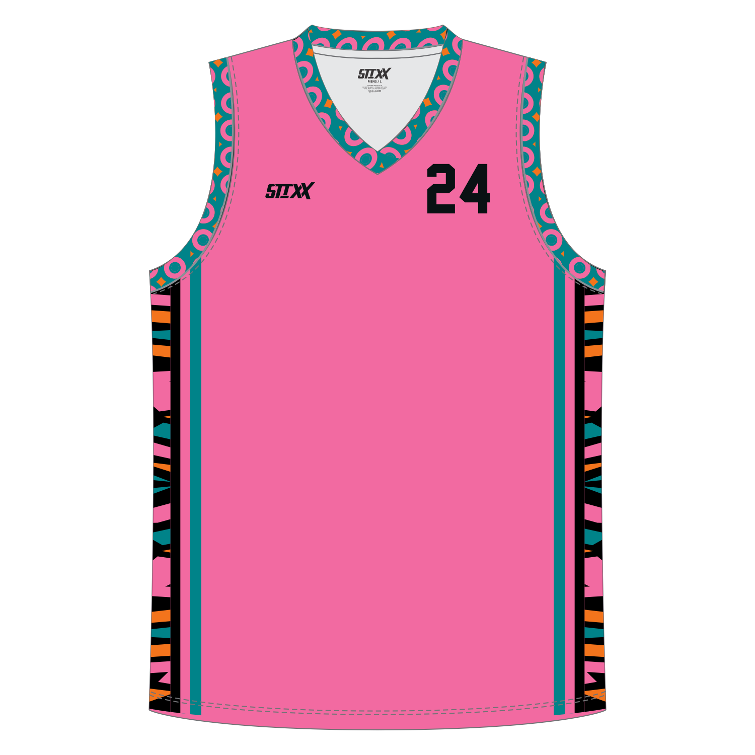 CUSTOM V-NECK BASKETBALL JERSEYS