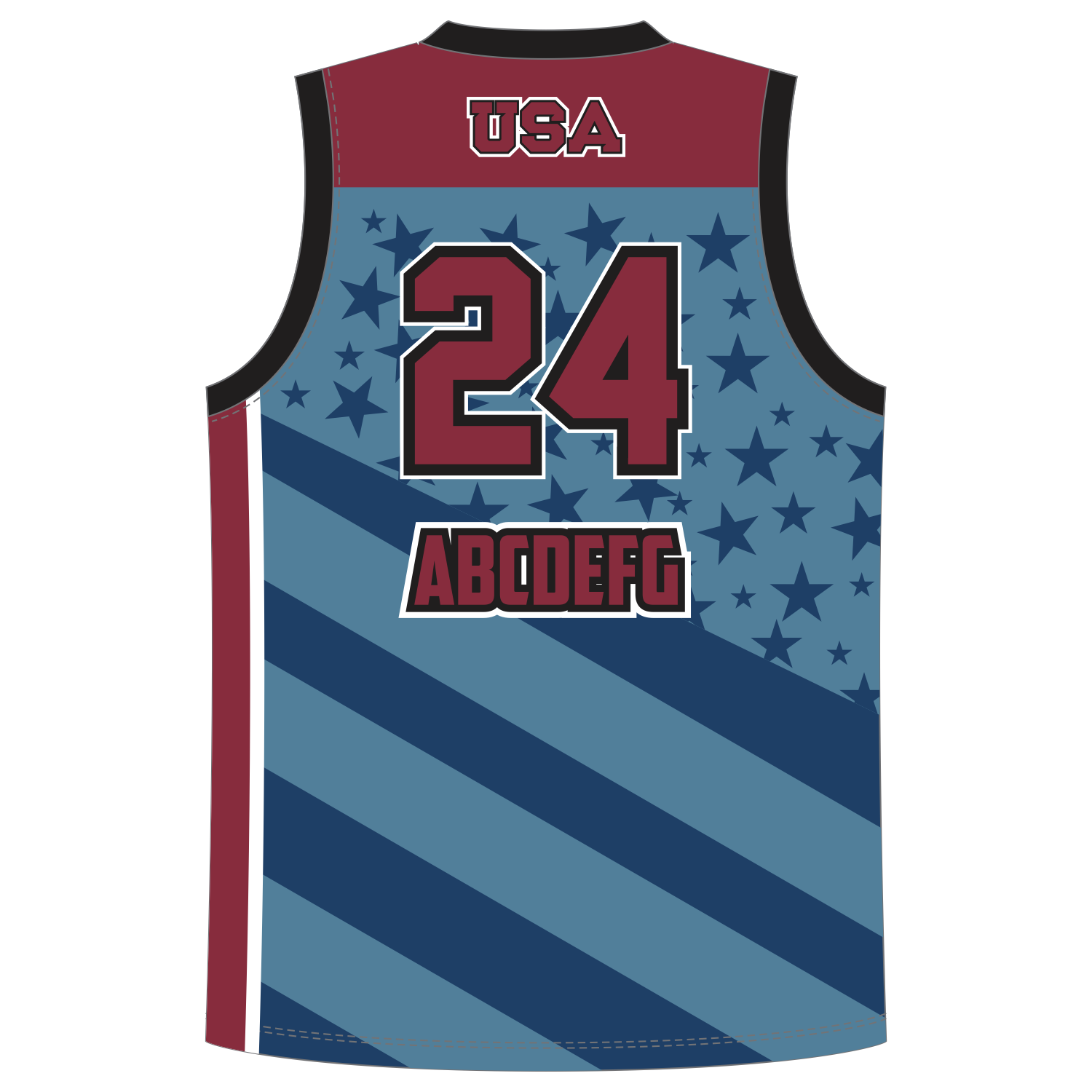 CUSTOM ROUND/CREW NECK BASKETBALL JERSEYS