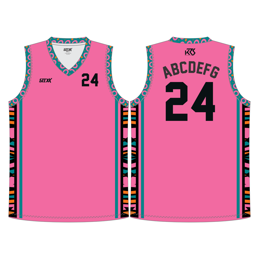 CUSTOM V-NECK BASKETBALL JERSEYS