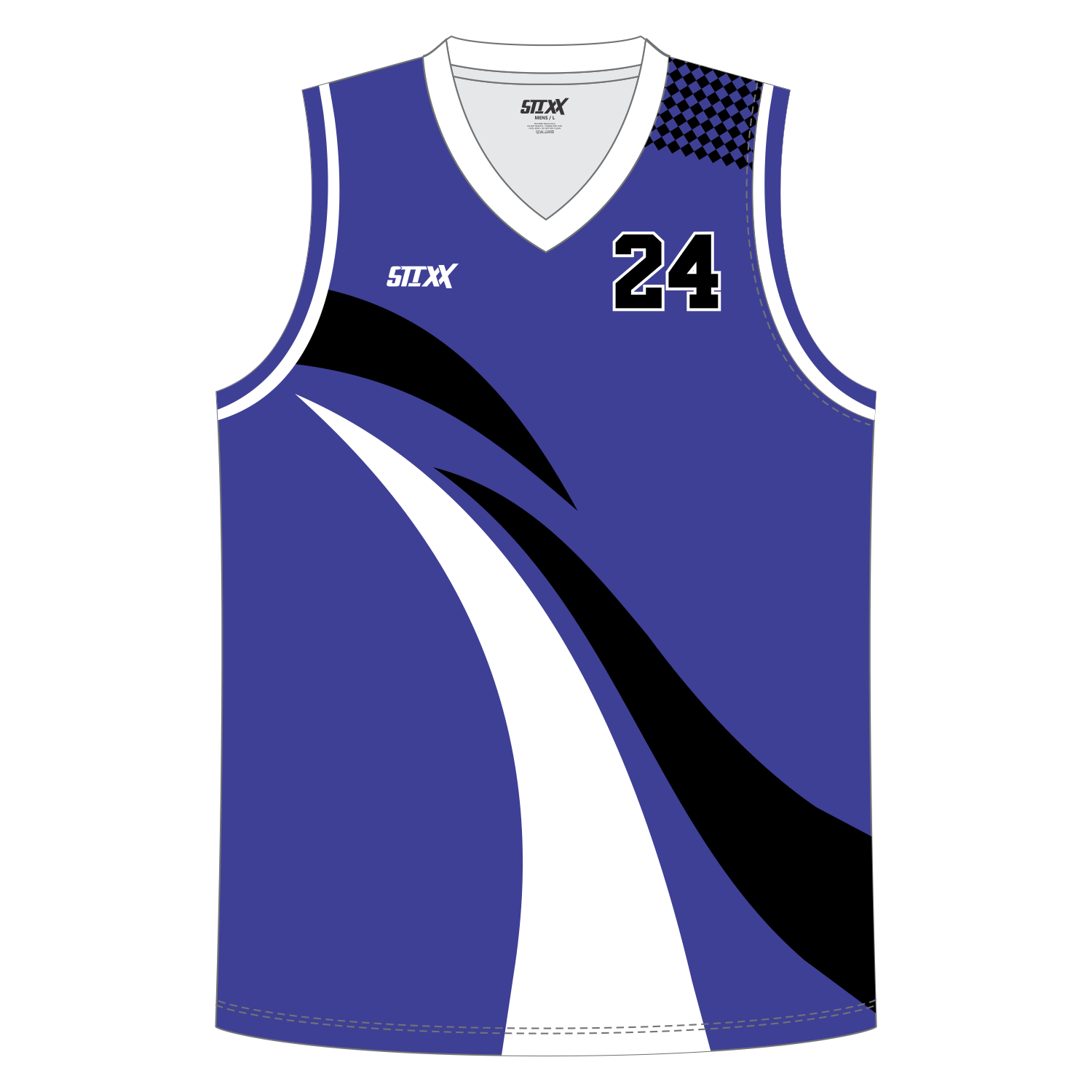 CUSTOM V-NECK BASKETBALL JERSEYS
