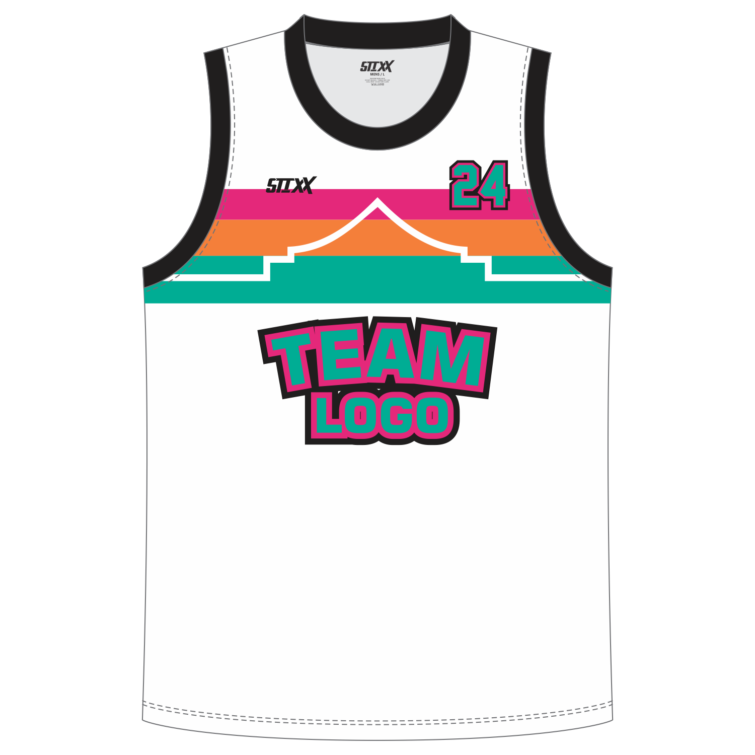 CUSTOM ROUND/CREW NECK BASKETBALL JERSEYS