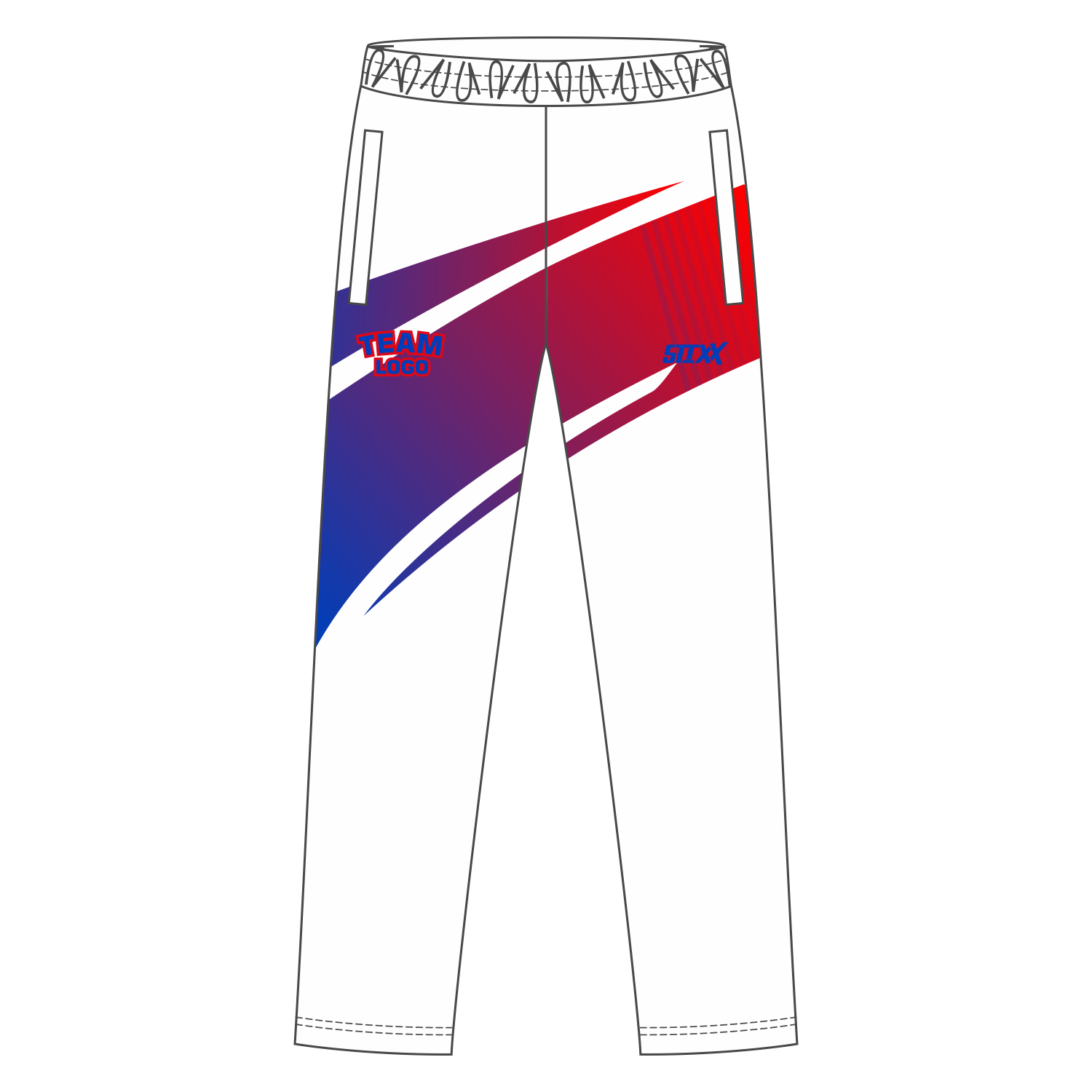 CUSTOM WARMUP PANTS