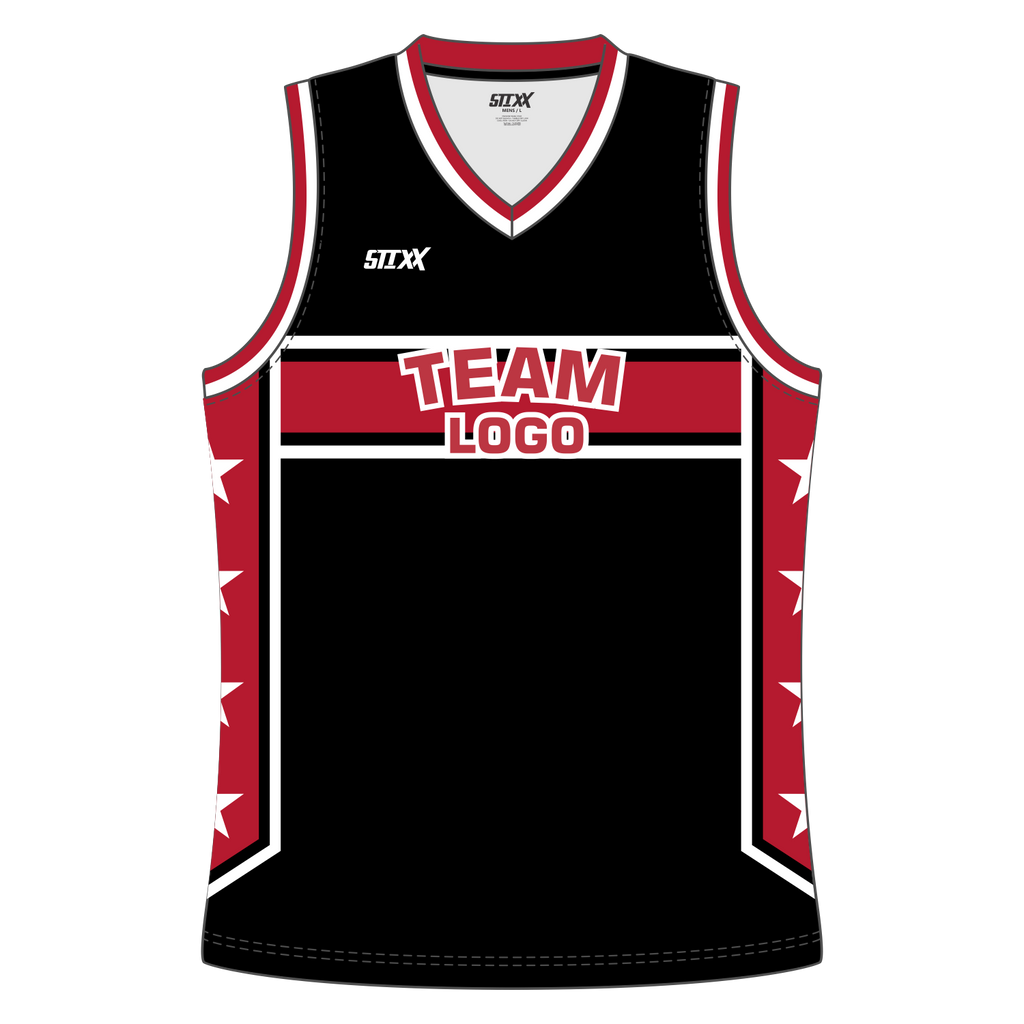 CUSTOM V-NECK BASKETBALL JERSEYS