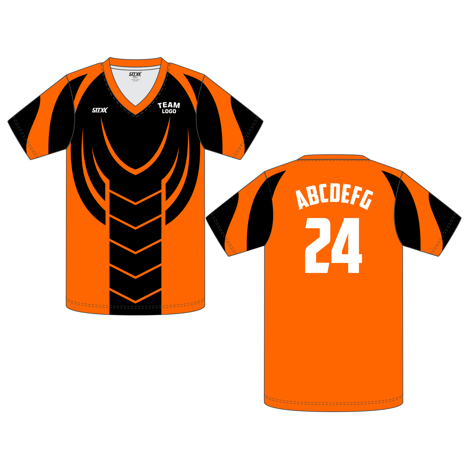 CUSTOM SHORT SLEEVE SHOOTING SHIRTS (V-NECK)