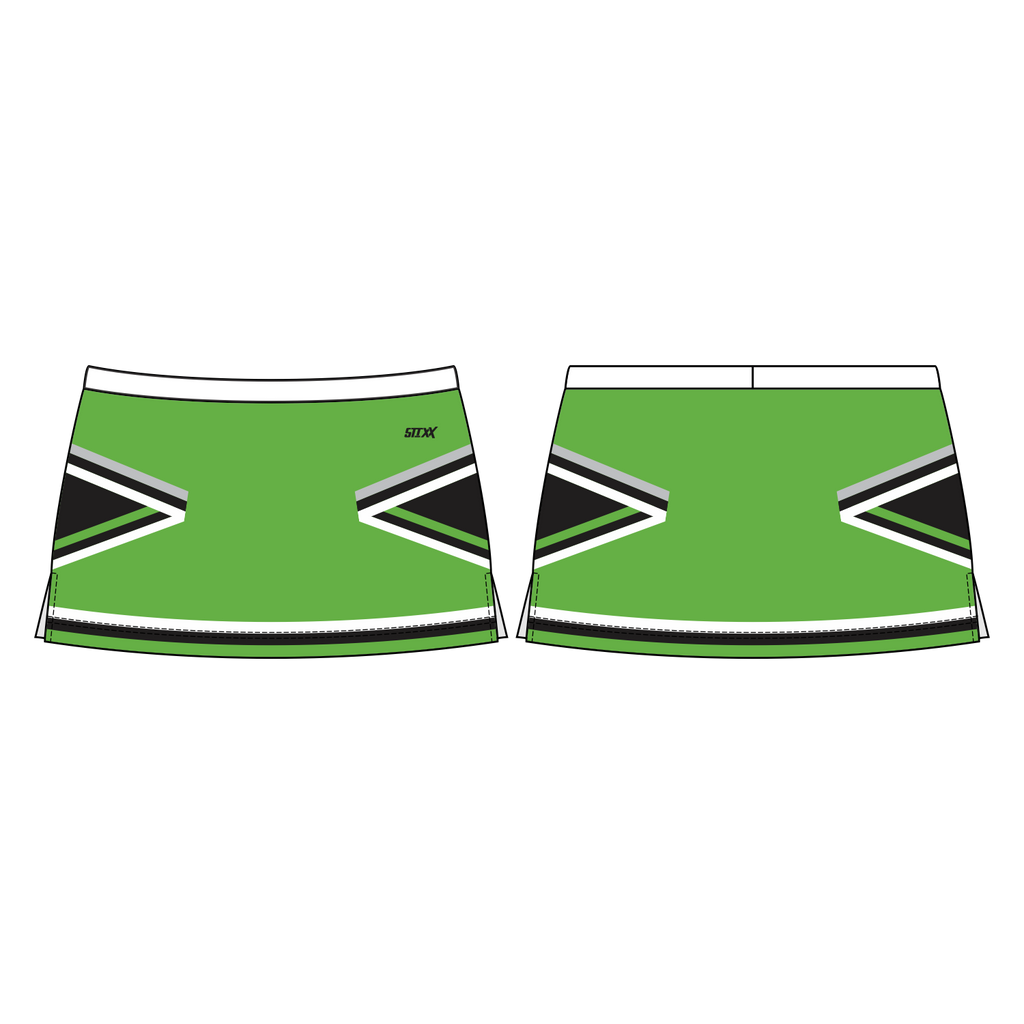 Custom Side Vent Cheerleading Skirts