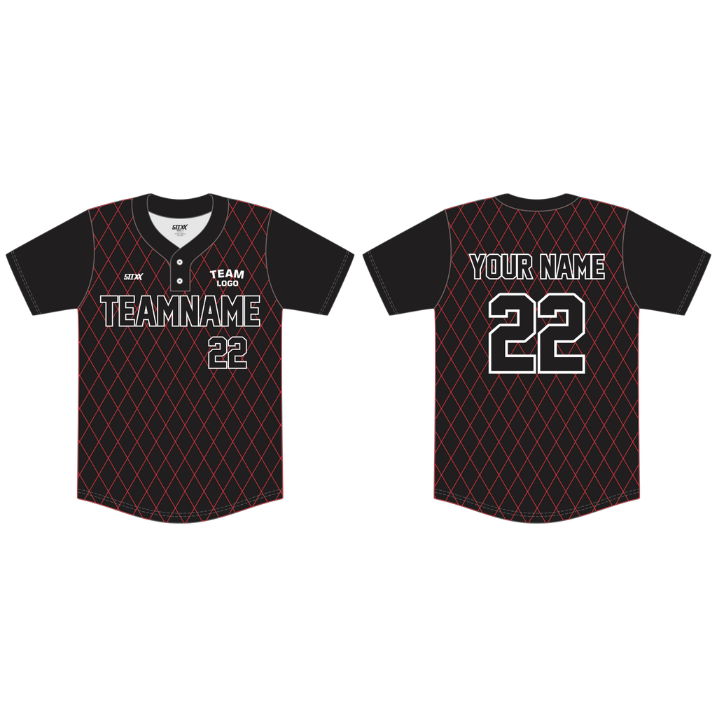 Custom 2-Button Baseball Jerseys