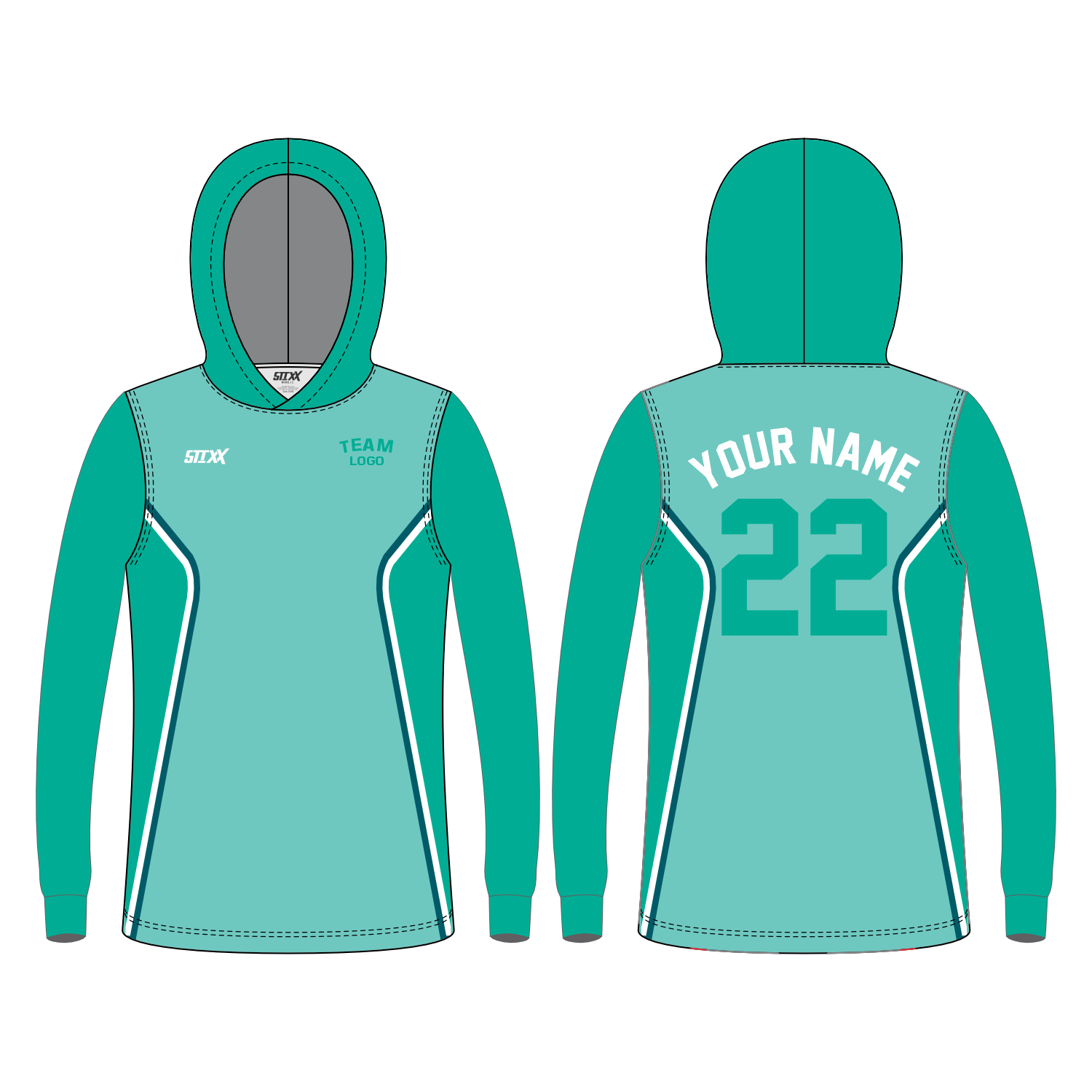 CUSTOM LONG SLEEVE HOODIE SHOOTING SHIRTS
