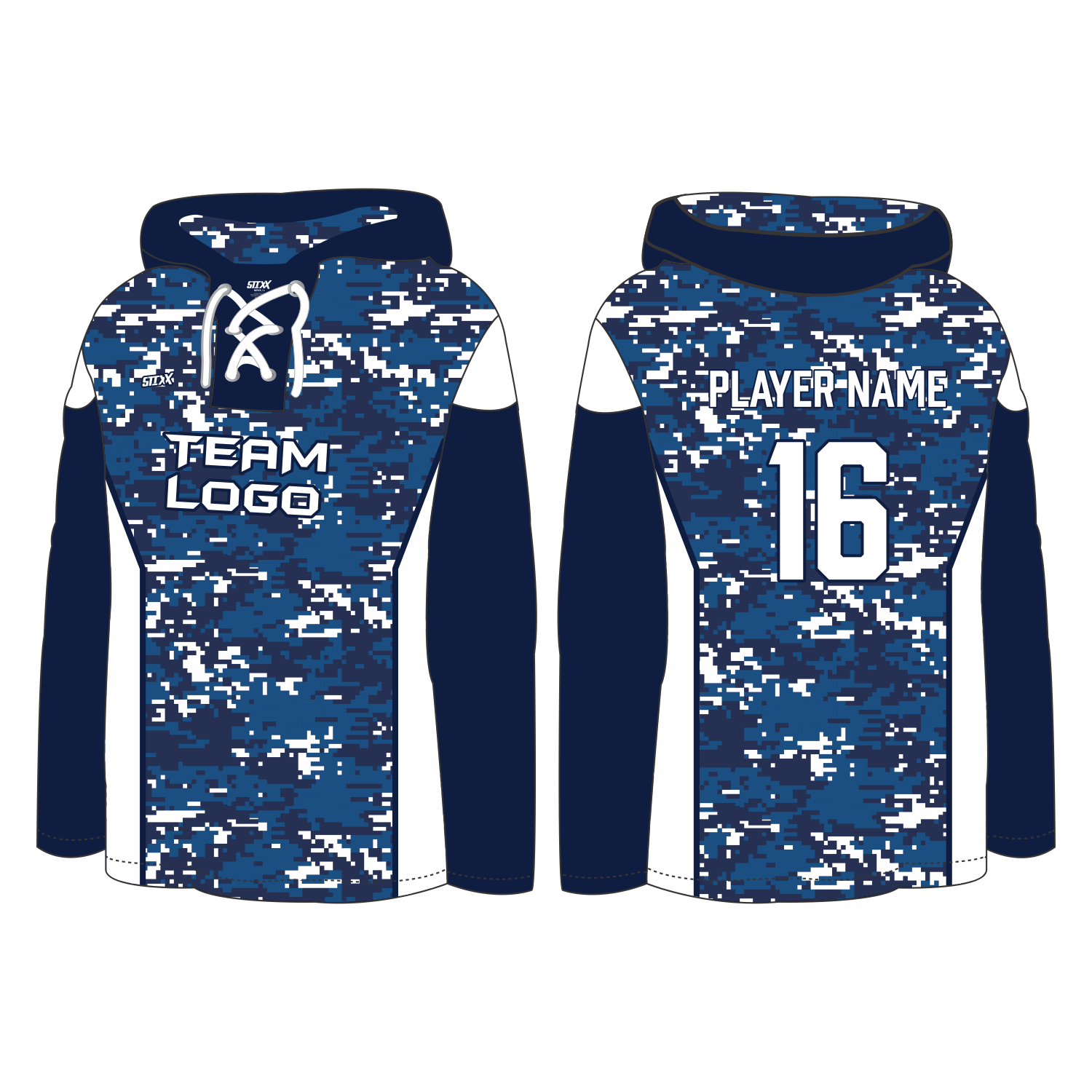 Custom Team ICE Hockey Hoodie