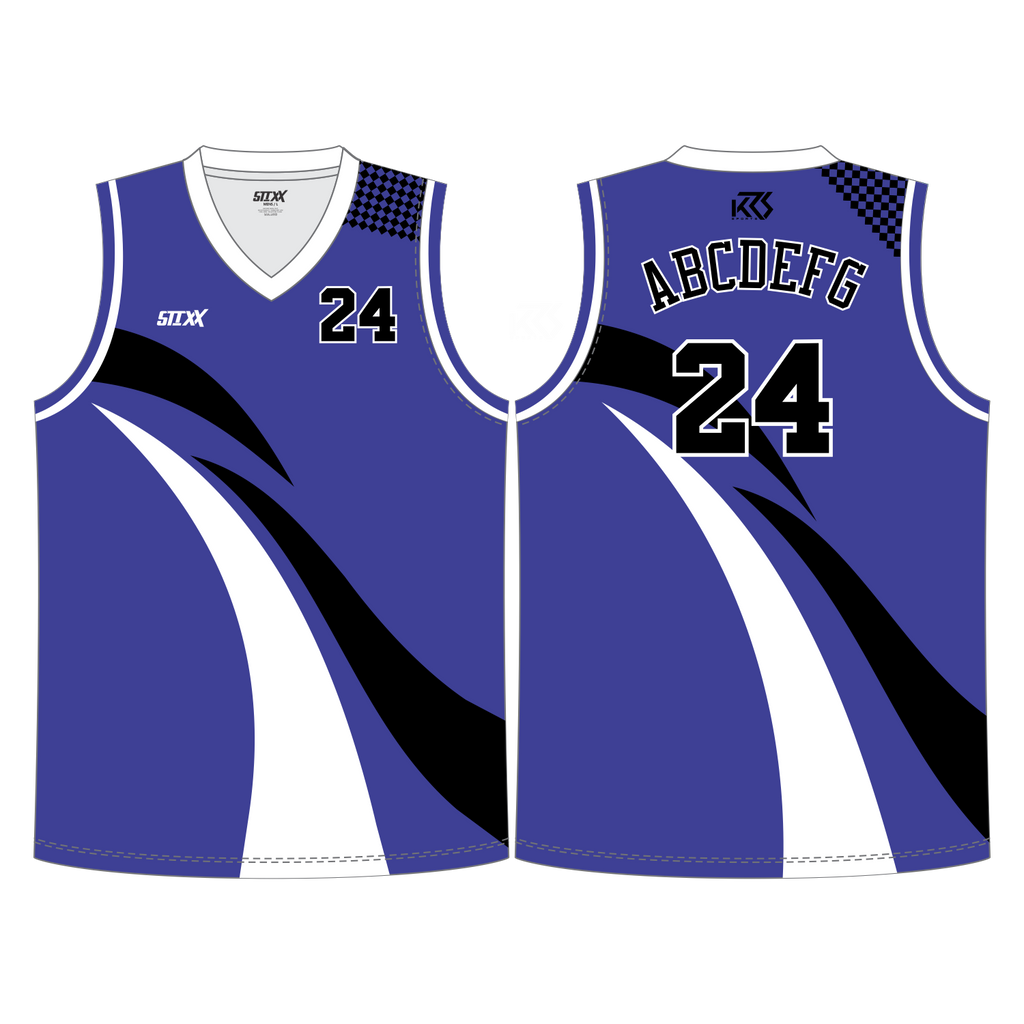 CUSTOM V-NECK BASKETBALL JERSEYS