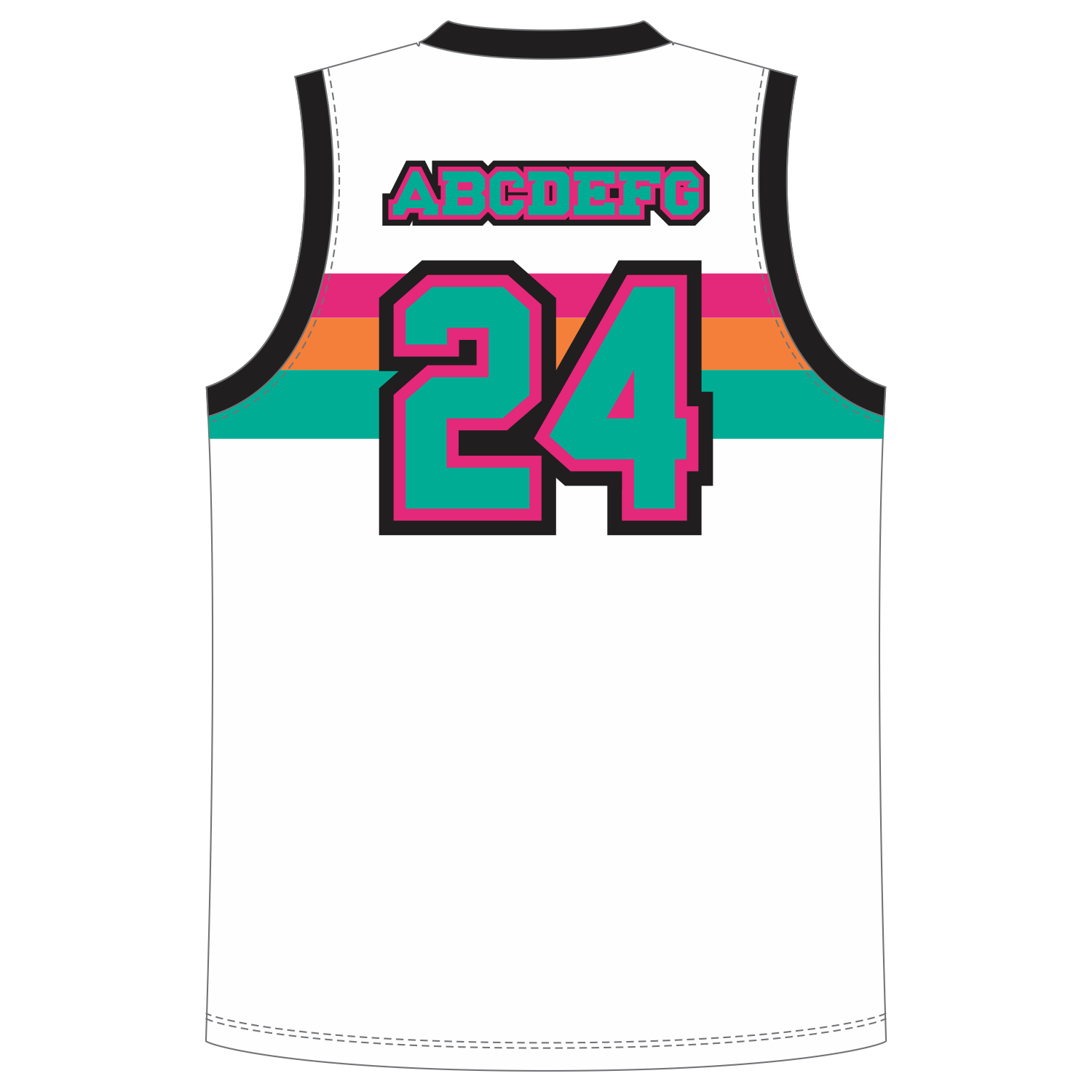 CUSTOM ROUND/CREW NECK BASKETBALL JERSEYS