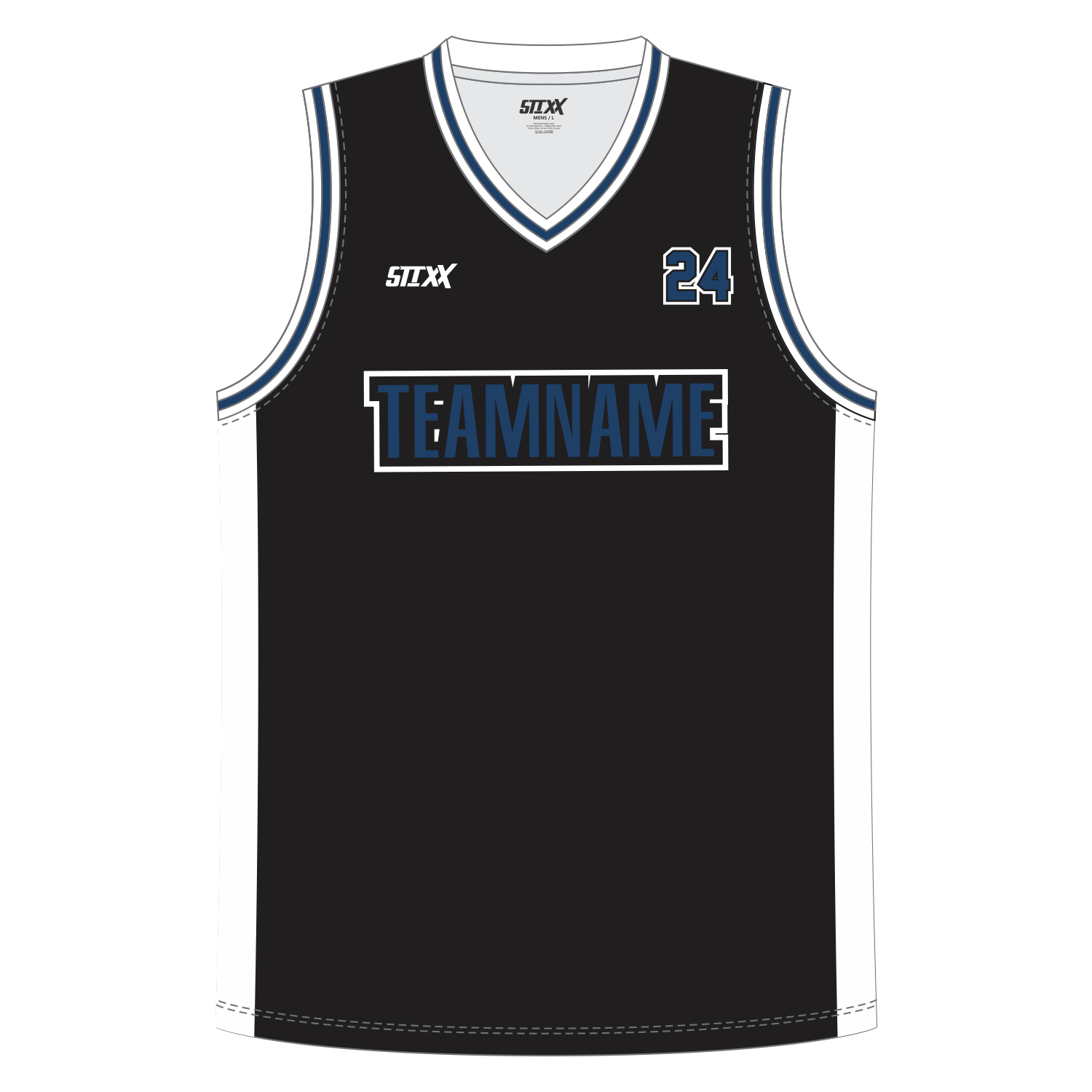 CUSTOM V-NECK BASKETBALL JERSEYS