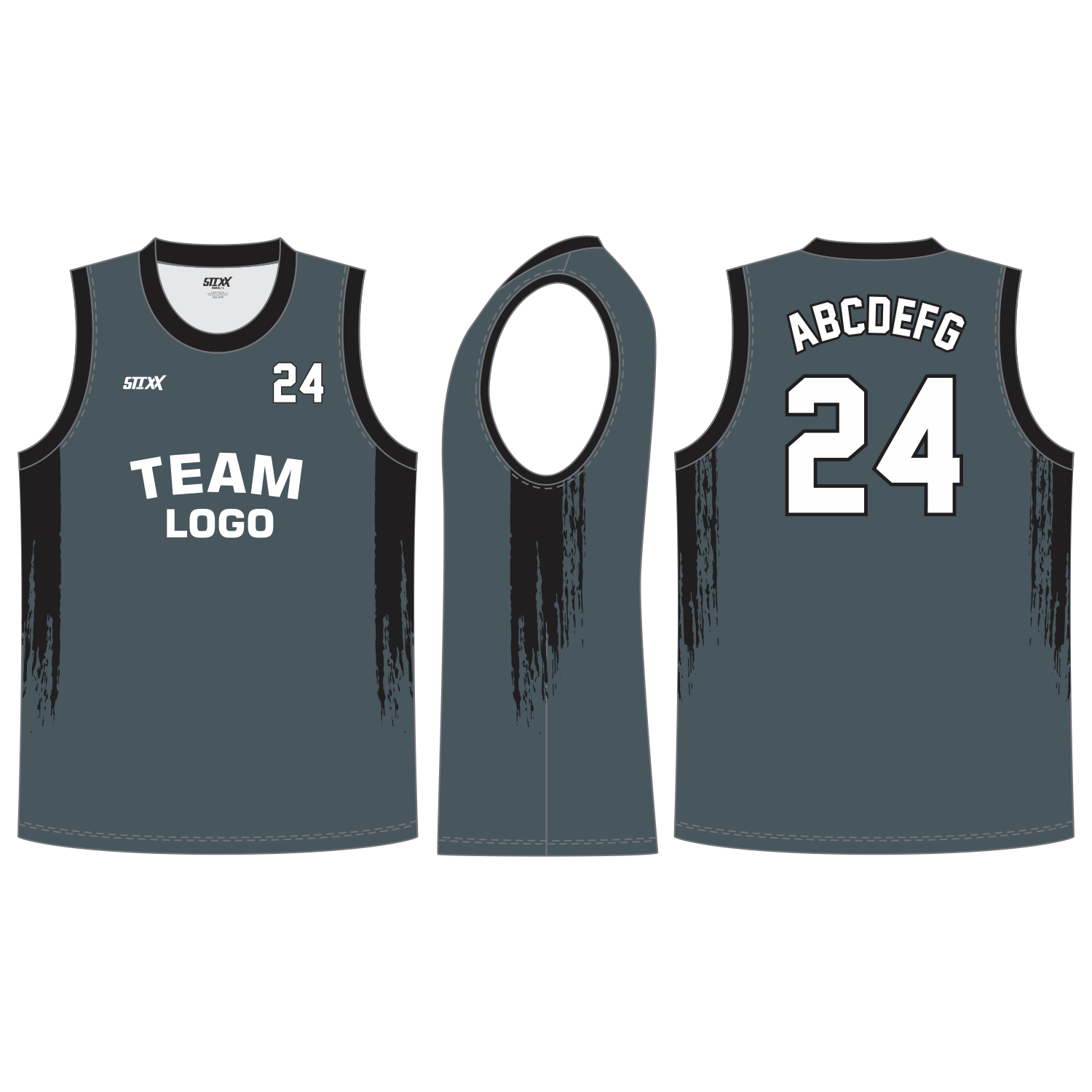 CUSTOM ROUND/CREW NECK BASKETBALL JERSEYS