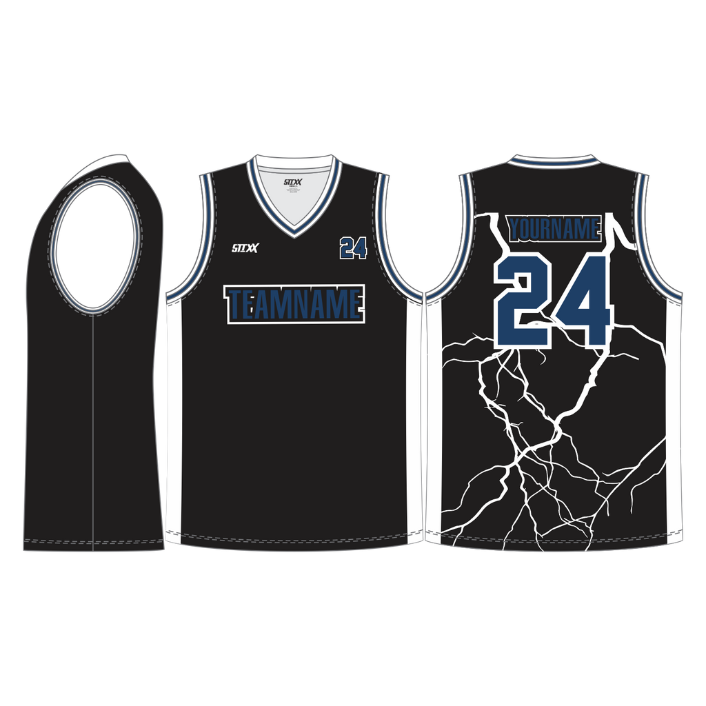 CUSTOM V-NECK BASKETBALL JERSEYS