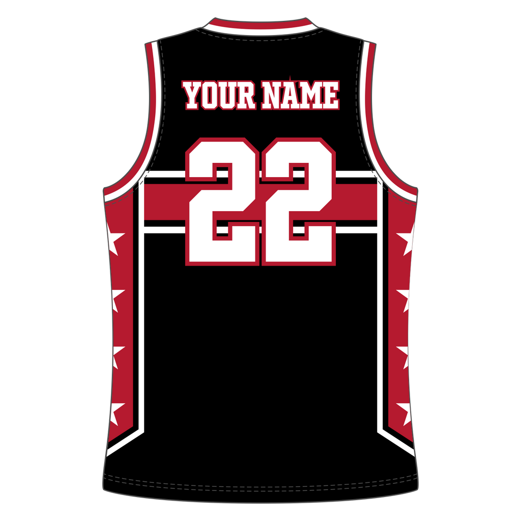 CUSTOM V-NECK BASKETBALL JERSEYS