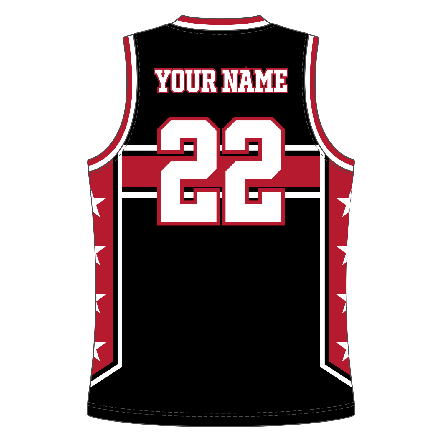 CUSTOM V-NECK BASKETBALL JERSEYS