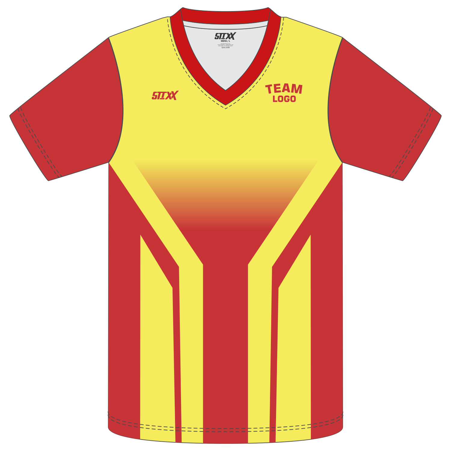 Custom Short‑Sleeve V‑Neck T‑Shirts