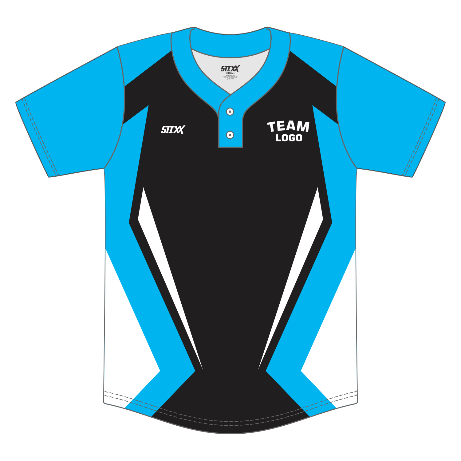 Custom 2-Button Baseball Jerseys