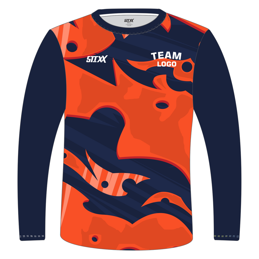 Custom Long Sleeve Crew Neck T-Shirts