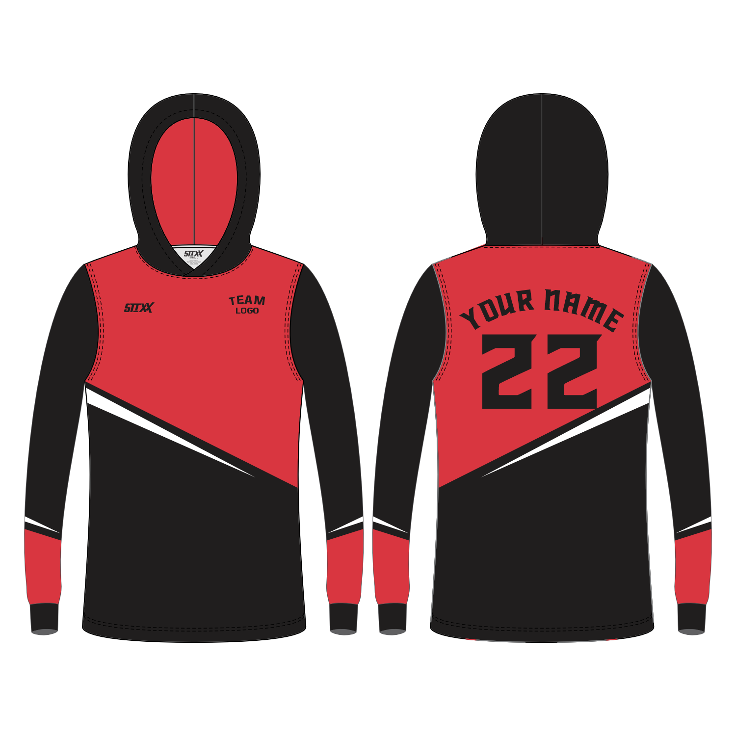 CUSTOM LONG SLEEVE HOODIE SHOOTING SHIRTS