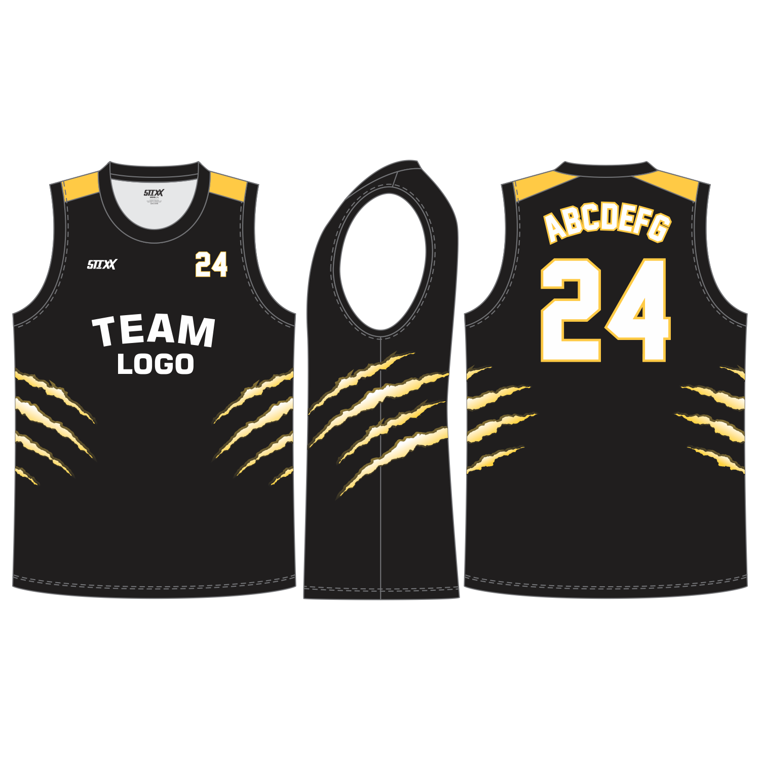 CUSTOM ROUND/CREW NECK BASKETBALL JERSEYS