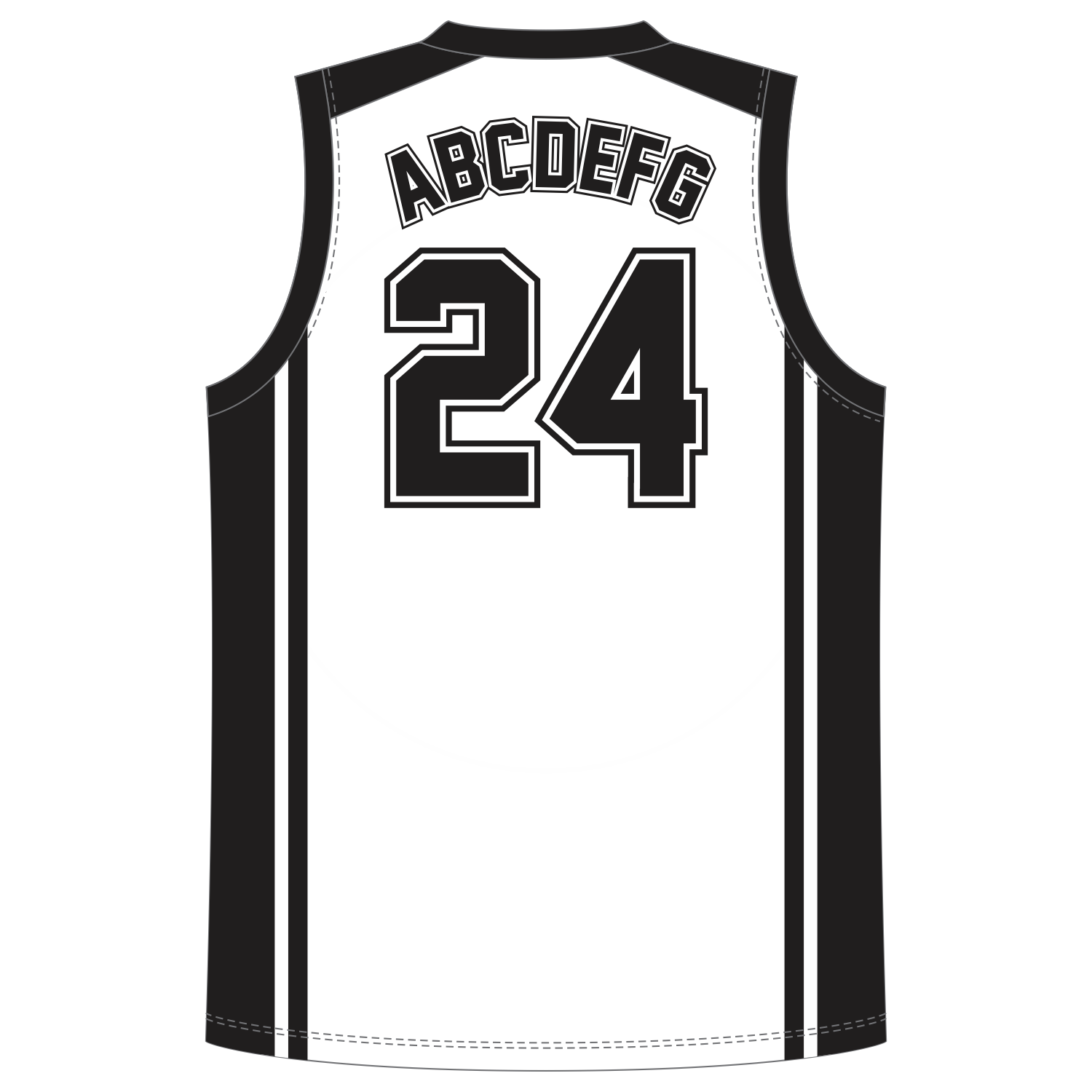 CUSTOM ROUND/CREW NECK BASKETBALL JERSEYS