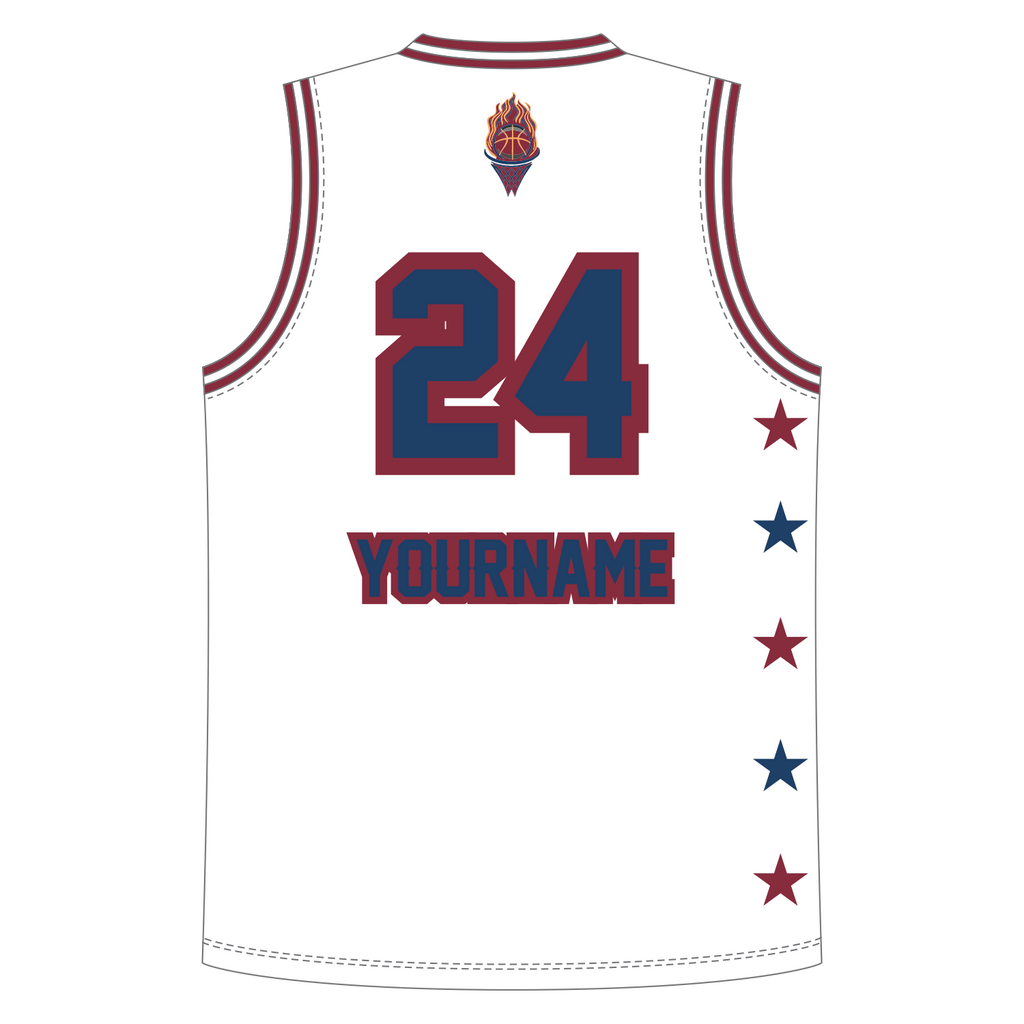 CUSTOM V-NECK BASKETBALL JERSEYS
