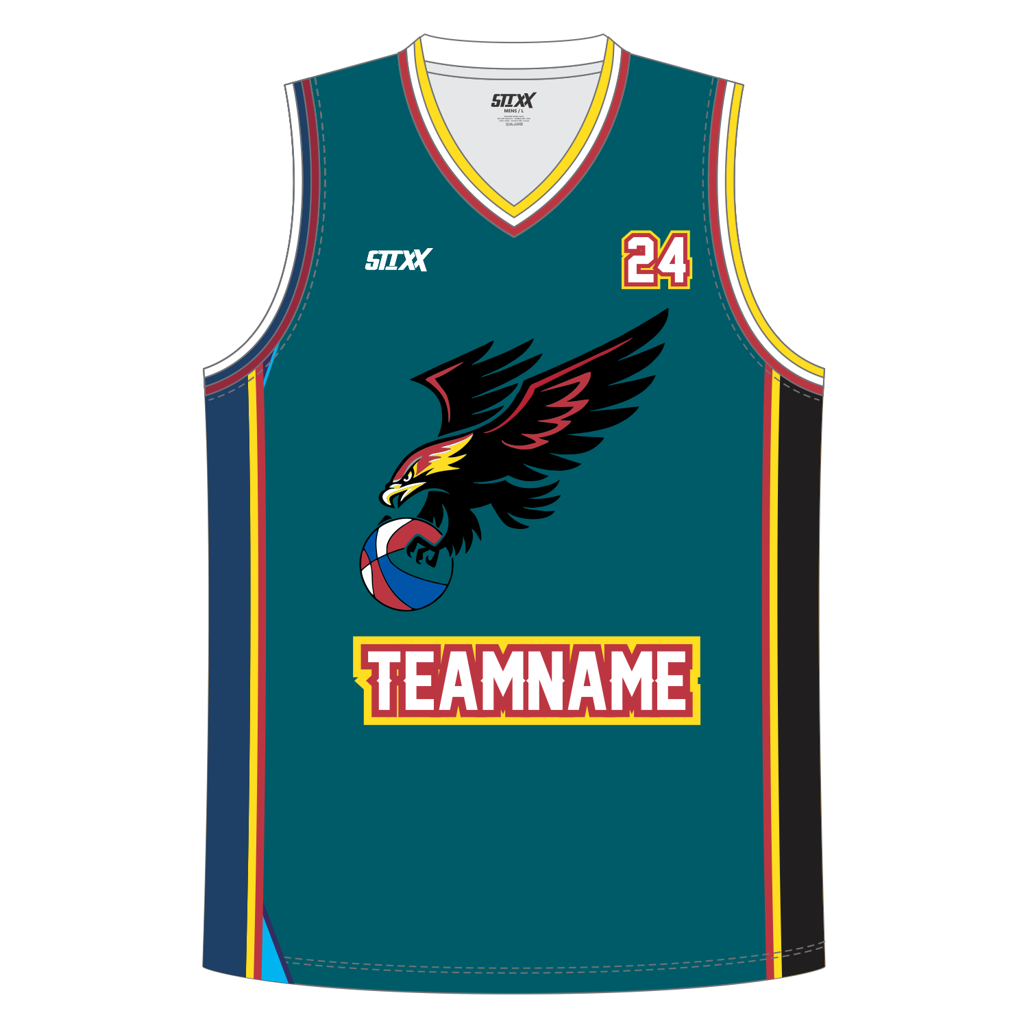 CUSTOM V-NECK BASKETBALL JERSEYS