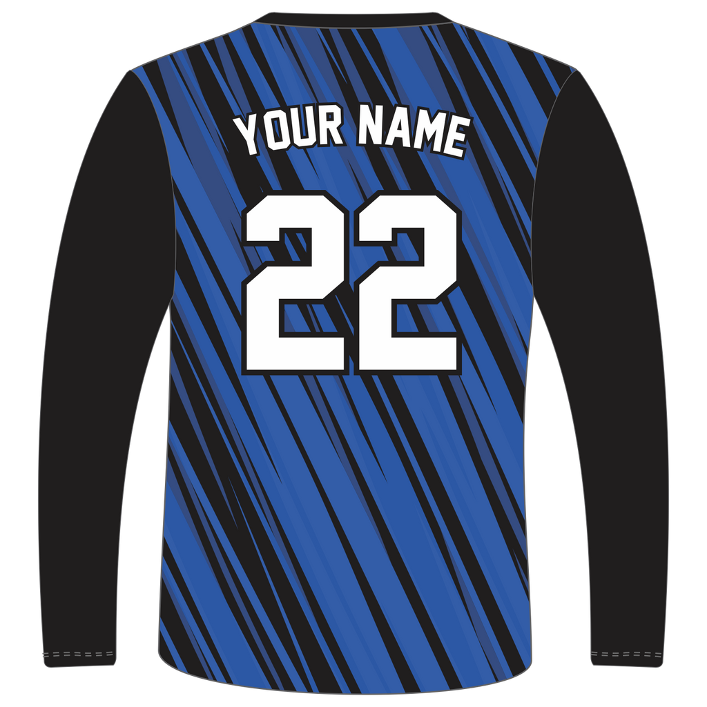 Custom Long‑Sleeve V‑Neck T‑Shirts