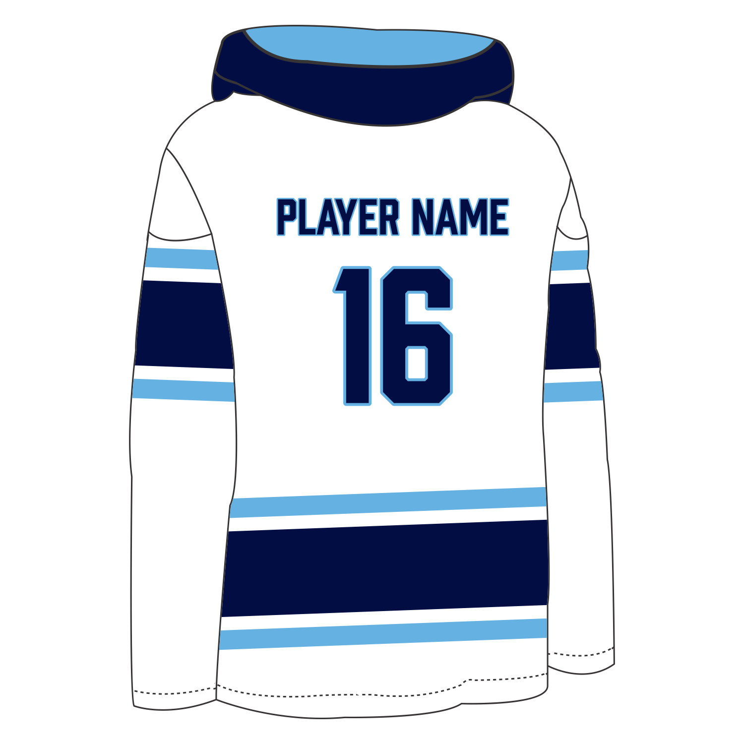 Custom Team ICE Hockey Hoodie