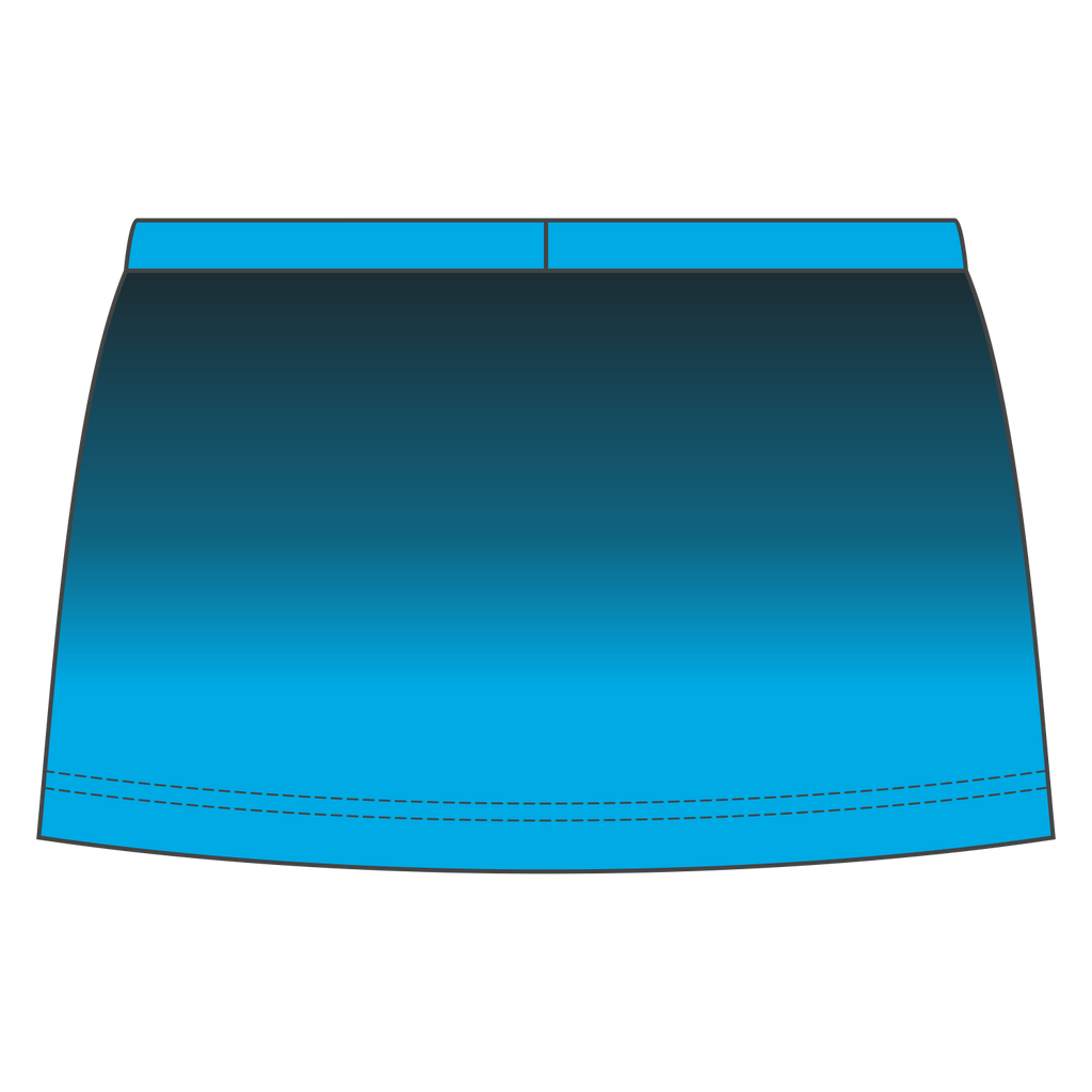 Custom Crossover Vent Cheerleading Skirts