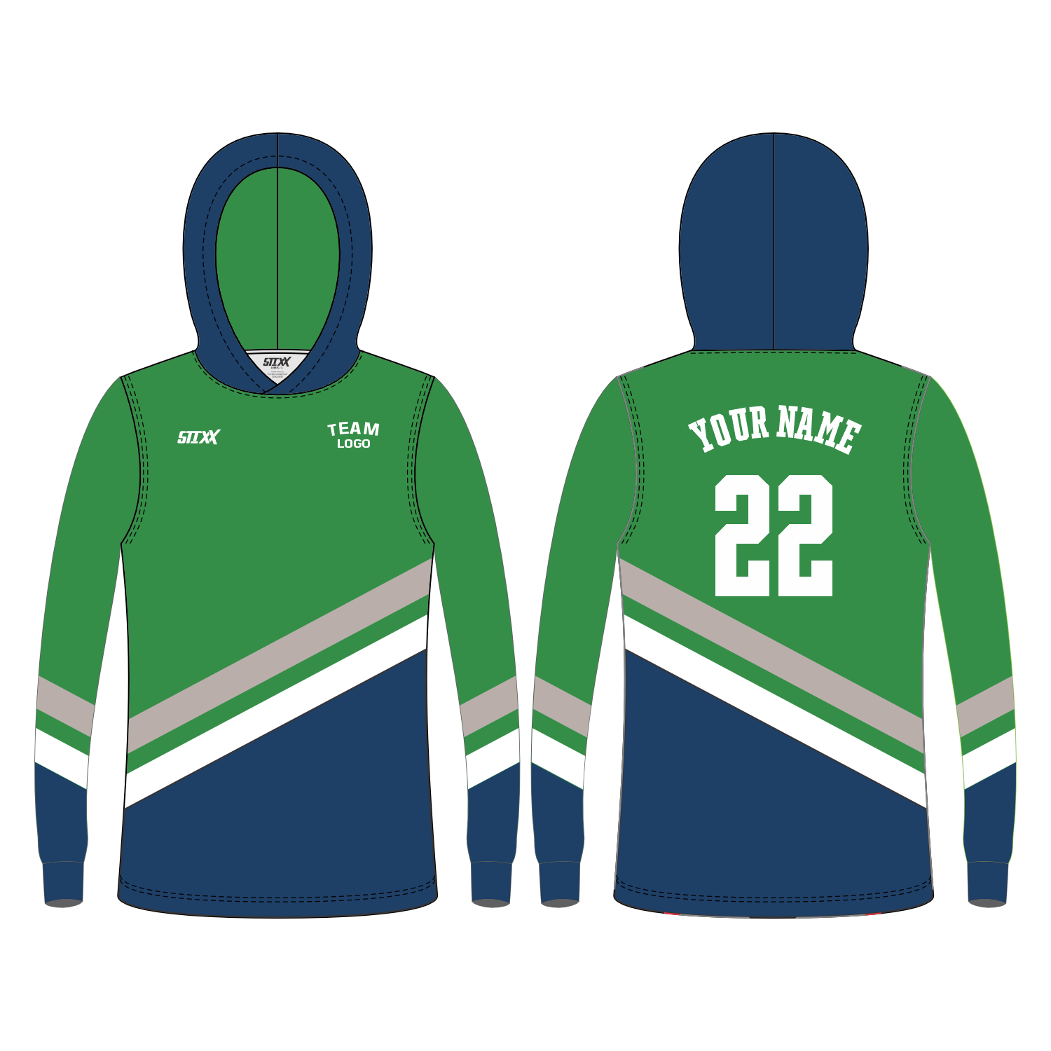 CUSTOM LONG SLEEVE HOODIE SHOOTING SHIRTS