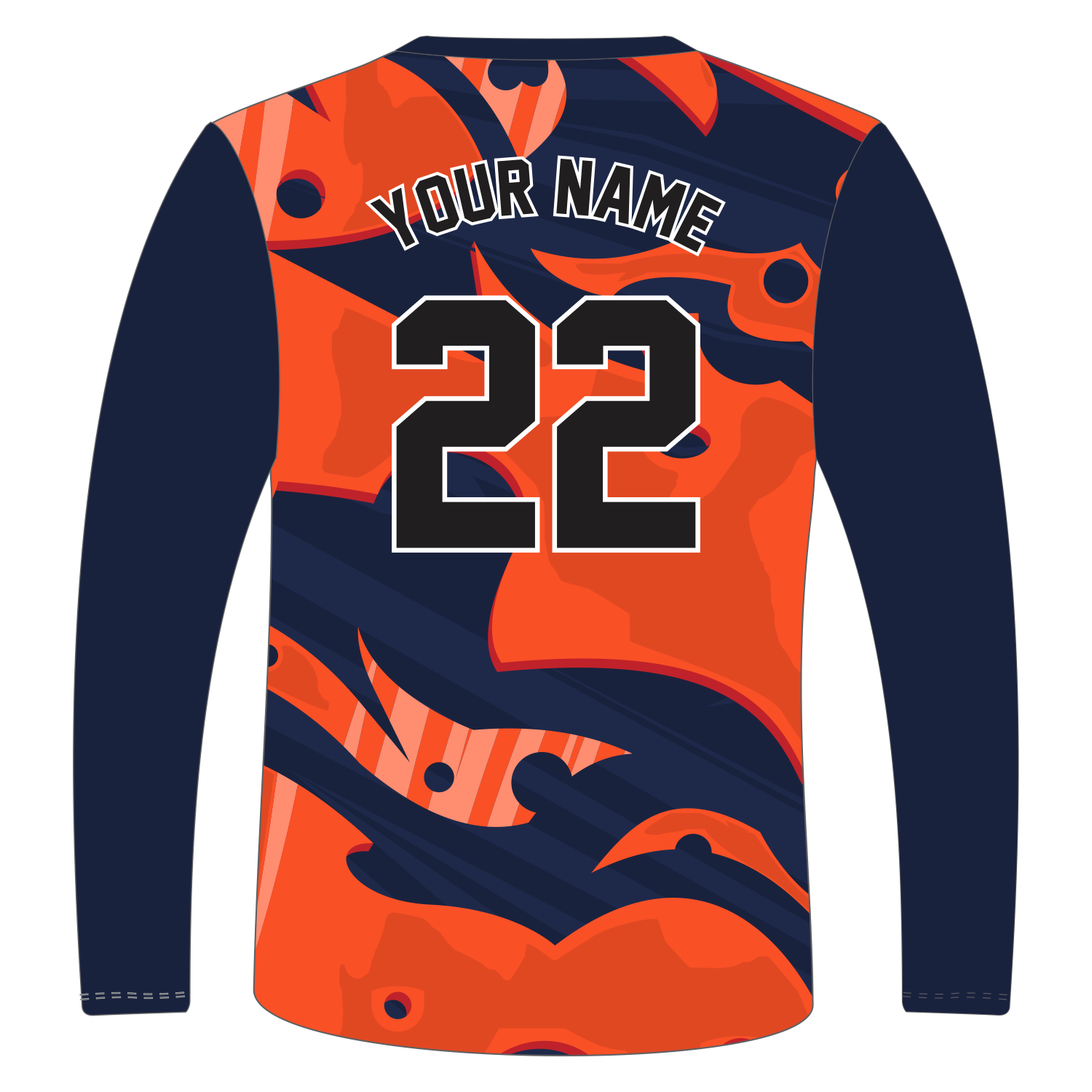 Custom Long Sleeve Crew Neck T-Shirts