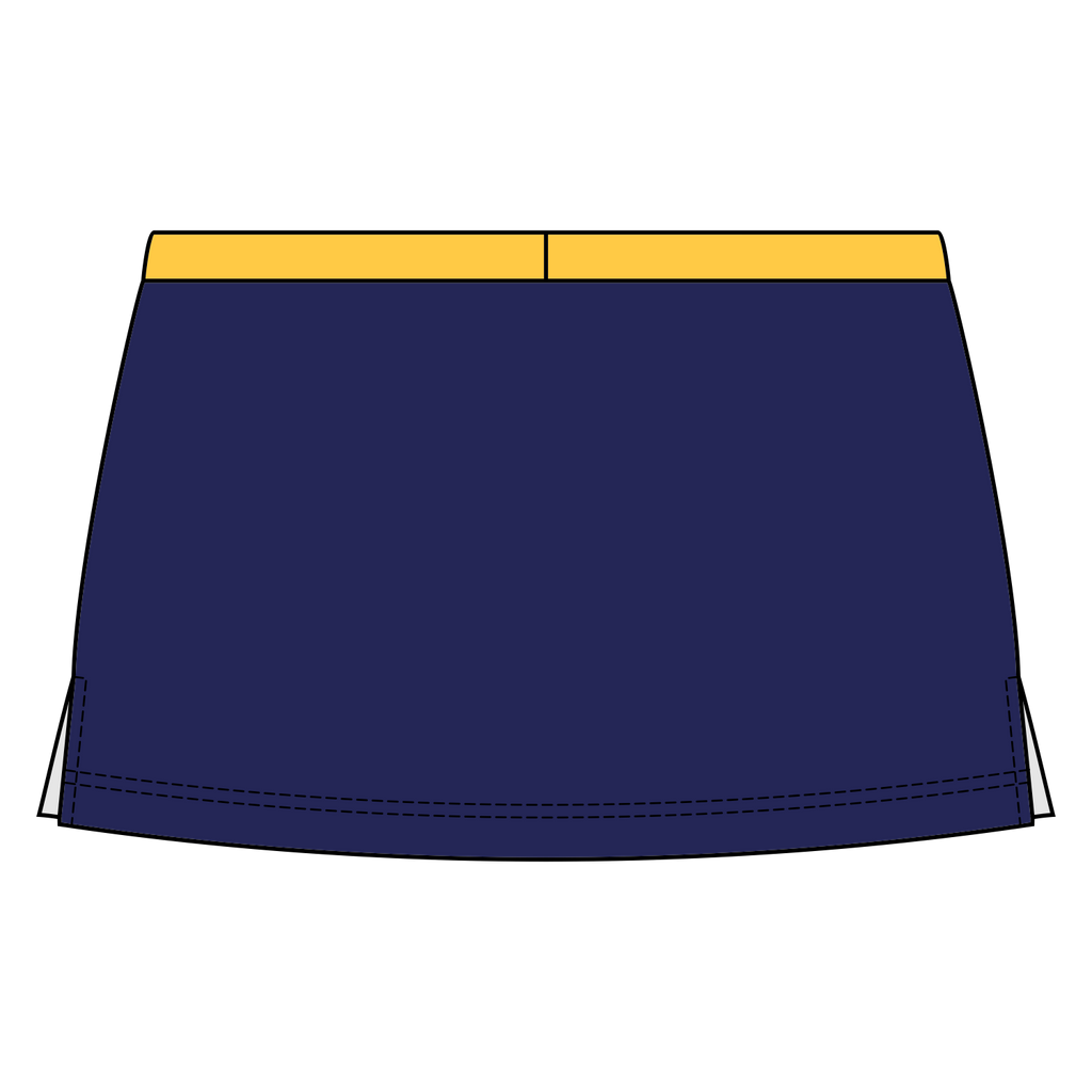 Side Vent Cheerleading Skort