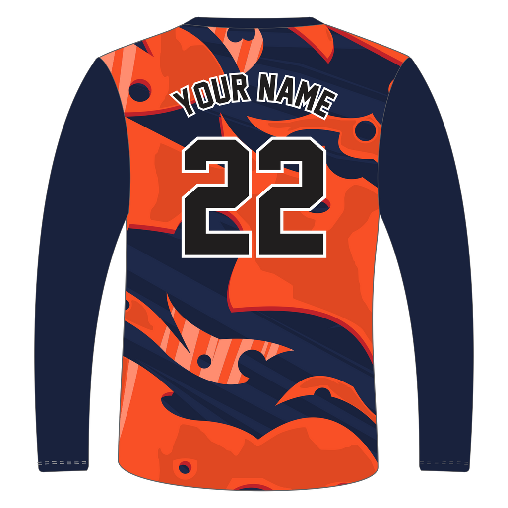 Custom Long‑Sleeve Crew Neck T‑Shirts