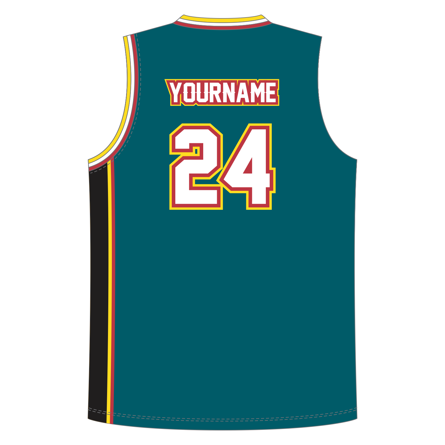 CUSTOM V-NECK BASKETBALL JERSEYS
