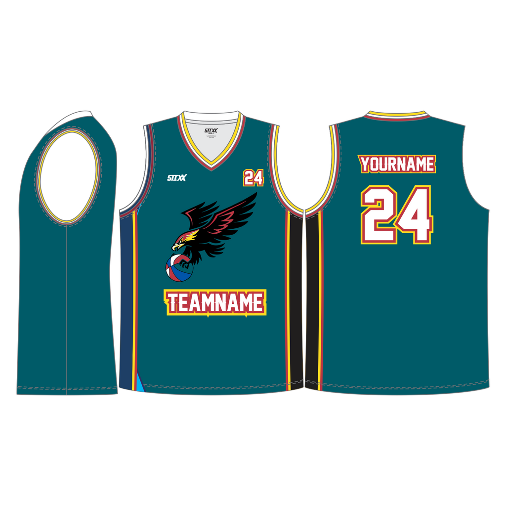 CUSTOM V-NECK BASKETBALL JERSEYS