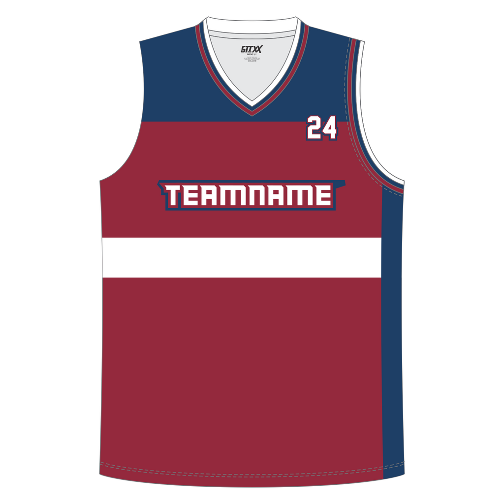 CUSTOM V-NECK BASKETBALL JERSEYS