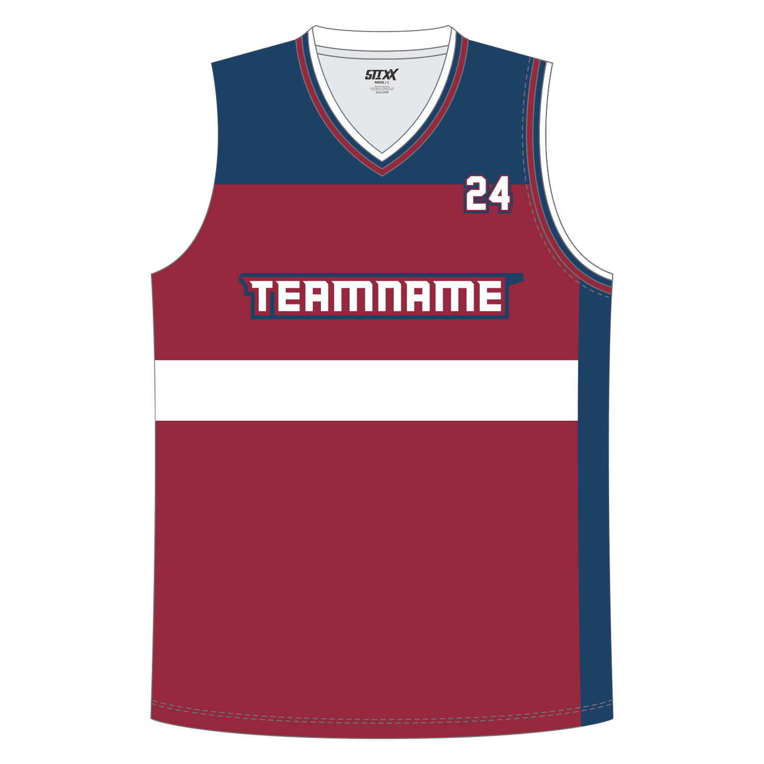 CUSTOM V-NECK BASKETBALL JERSEYS