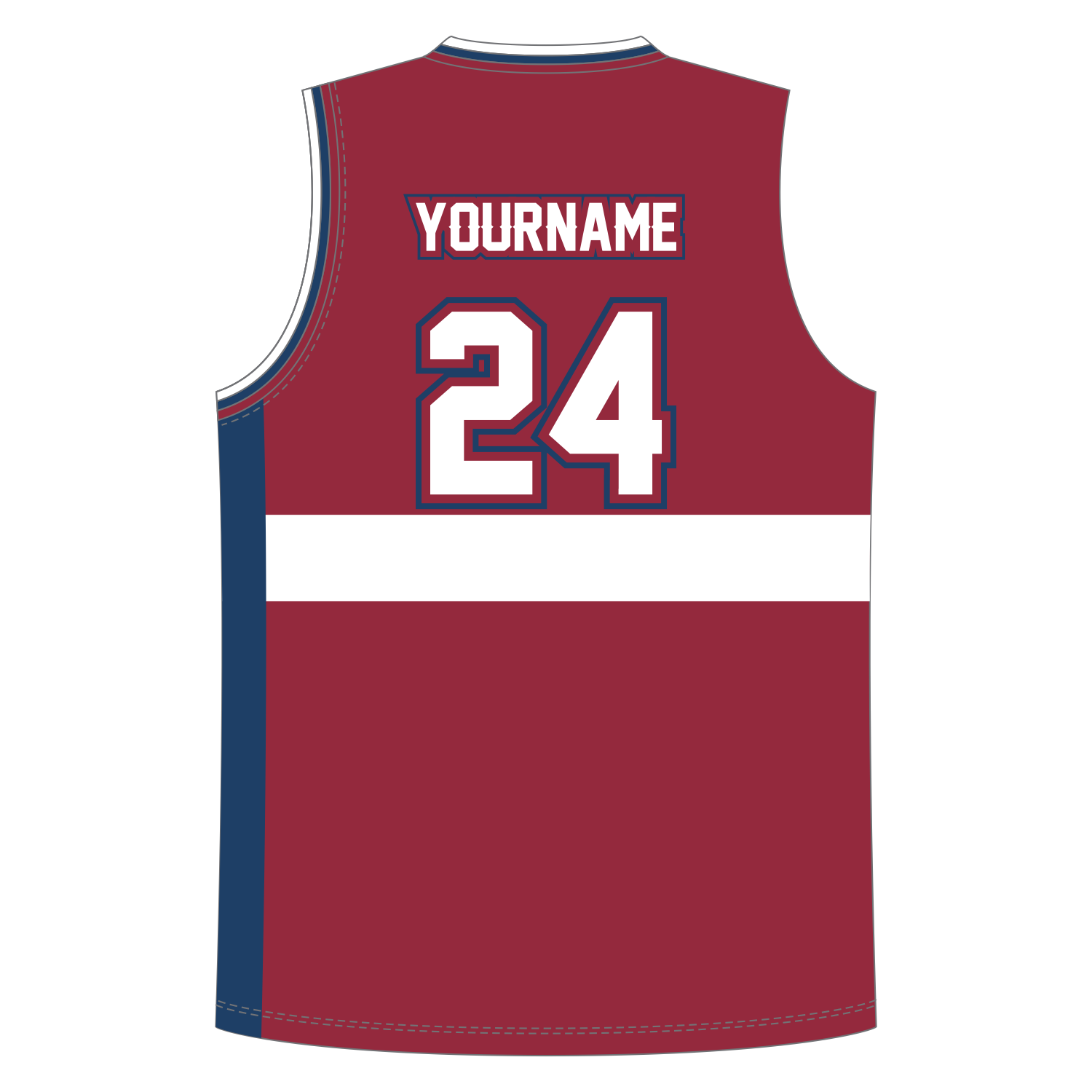 CUSTOM V-NECK BASKETBALL JERSEYS