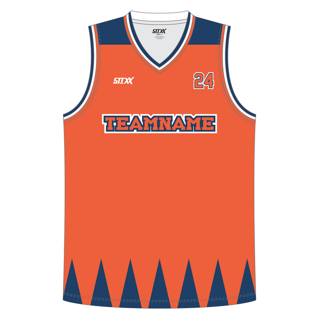 CUSTOM V-NECK BASKETBALL JERSEYS