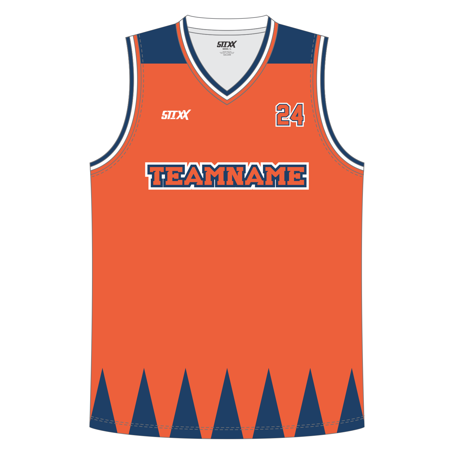 CUSTOM V-NECK BASKETBALL JERSEYS
